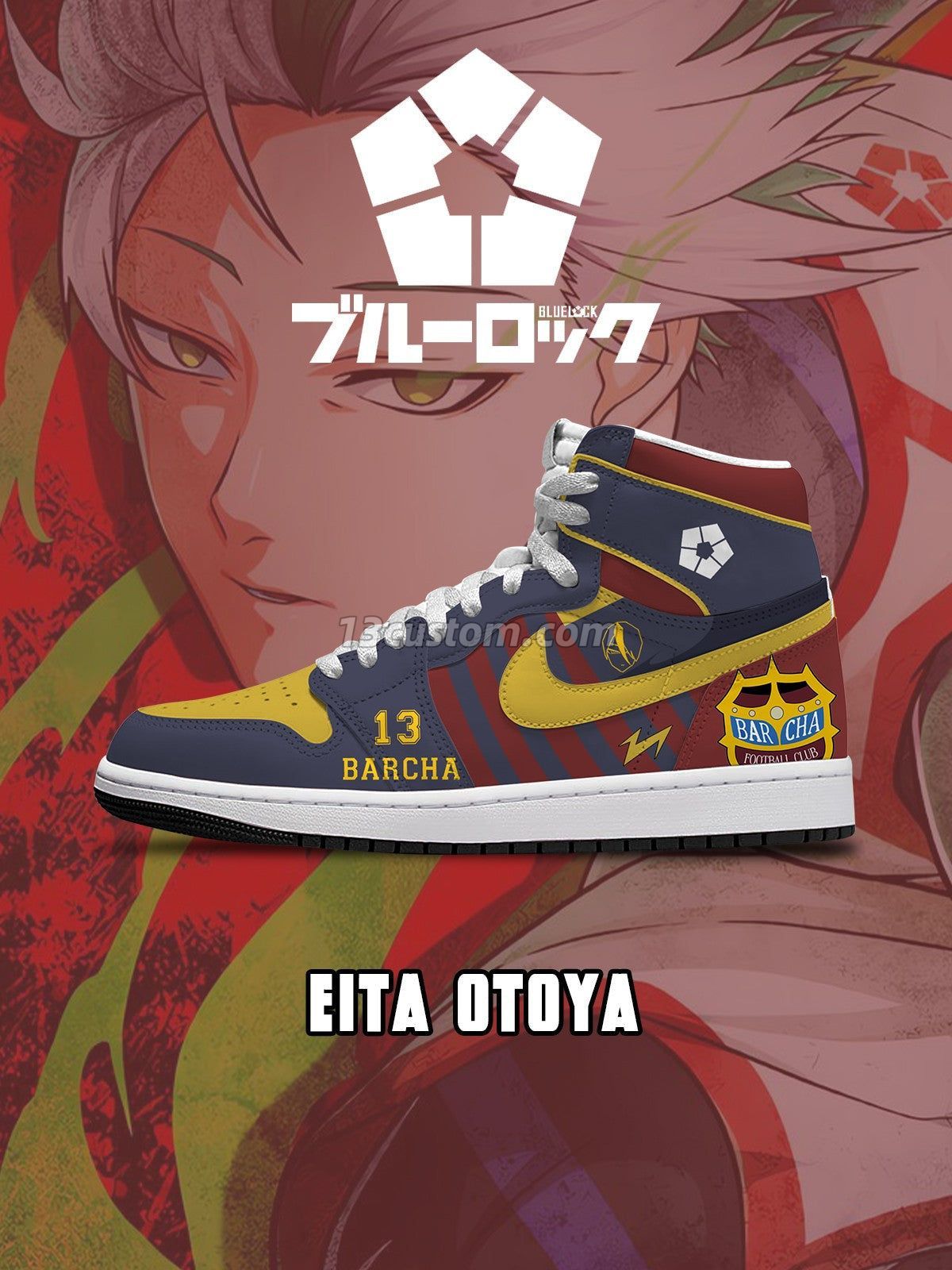 Eita Otoya V.2 Custom High-Top Sneakers