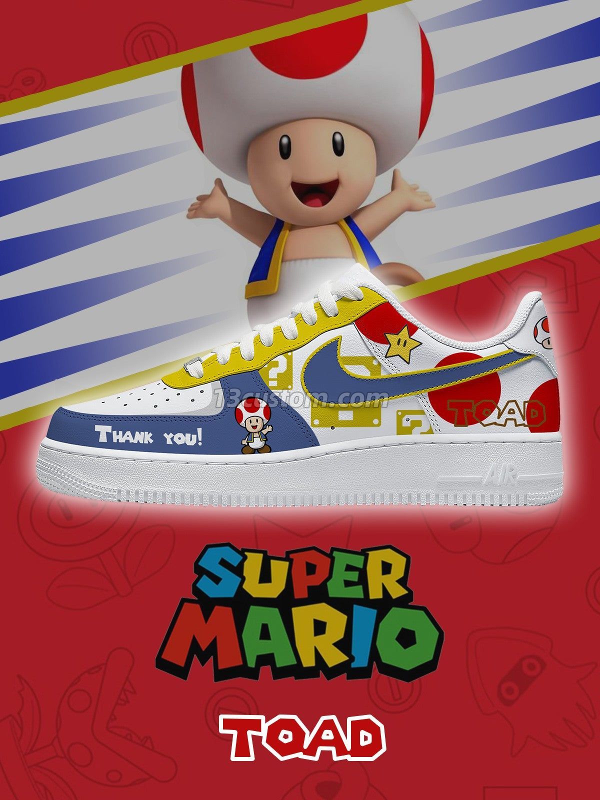 Toad V.1 Custom Sneakers