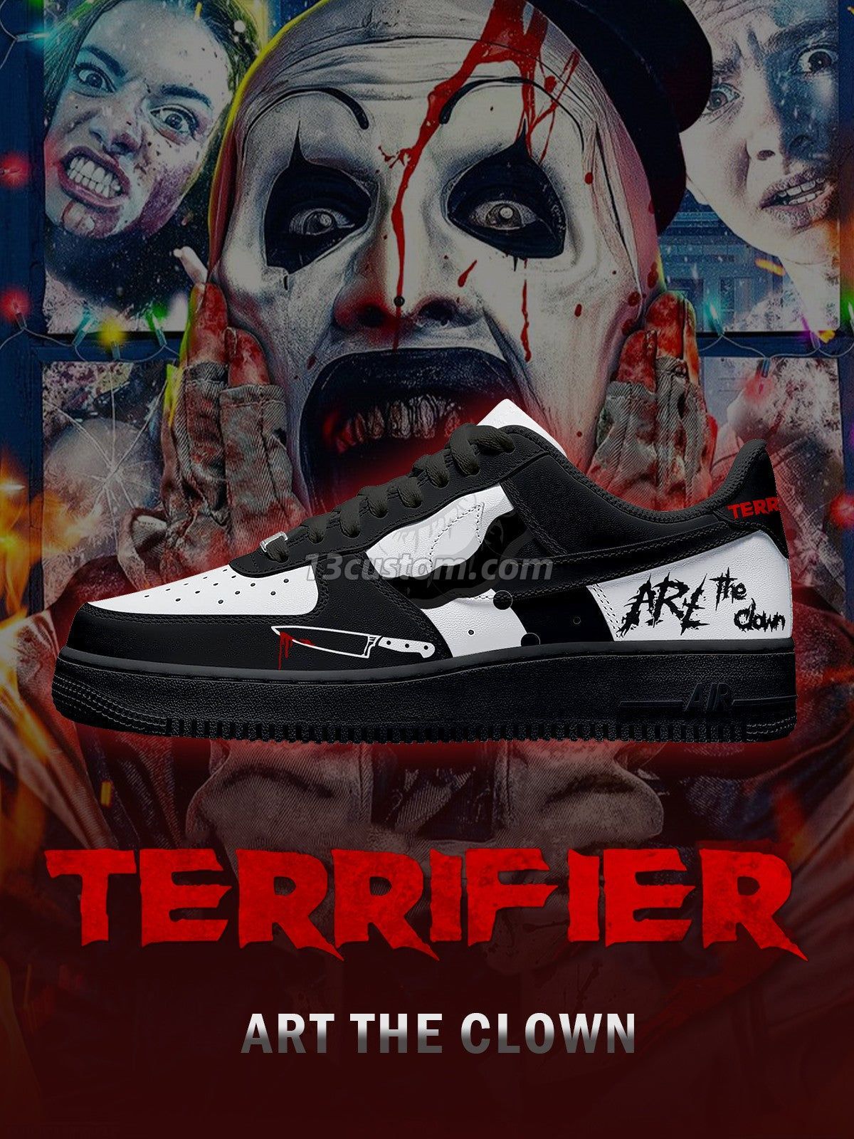 Art the Clown V.1 Custom Sneakers