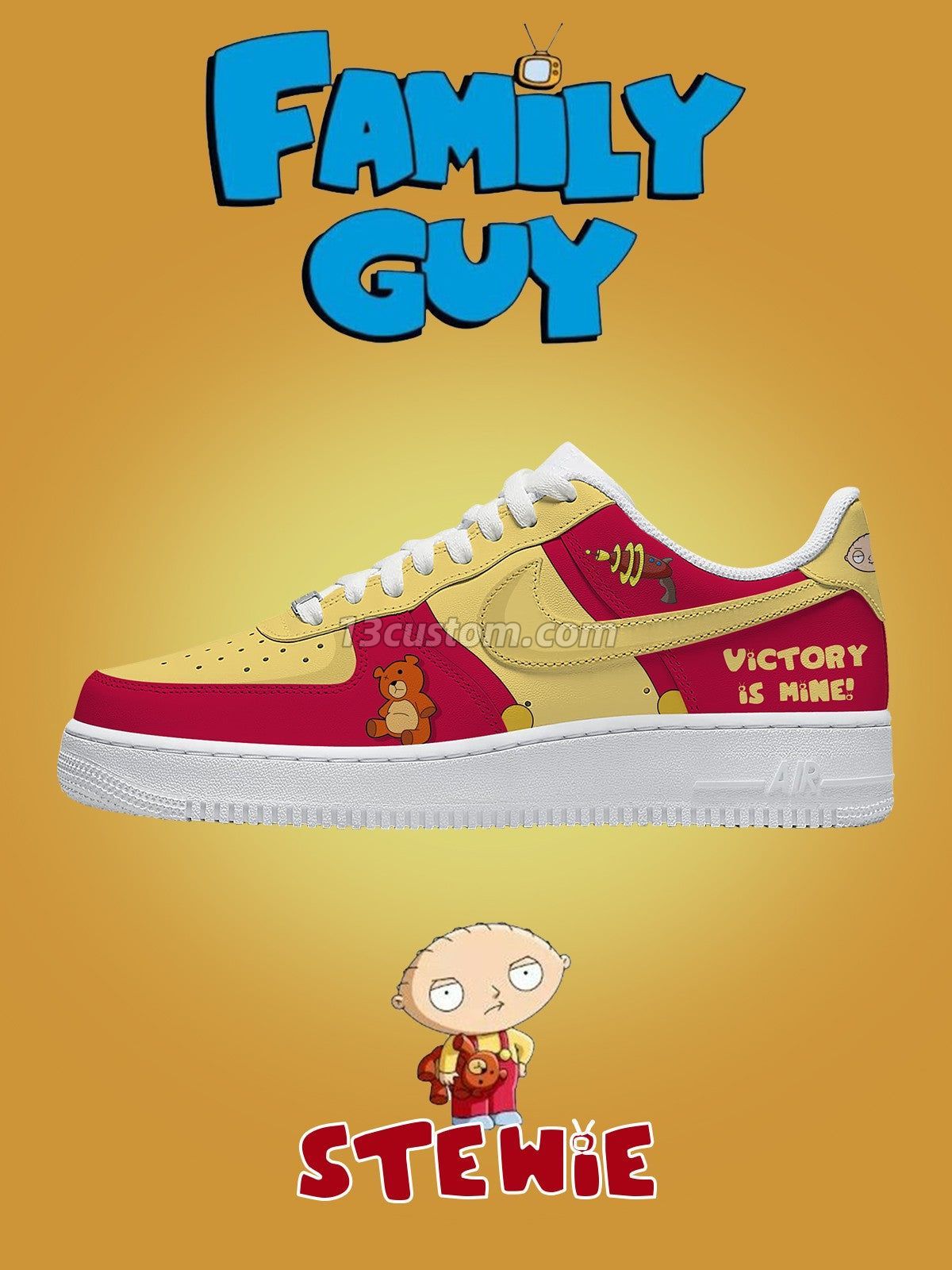 Stewie Griffin V.1 Custom Sneakers