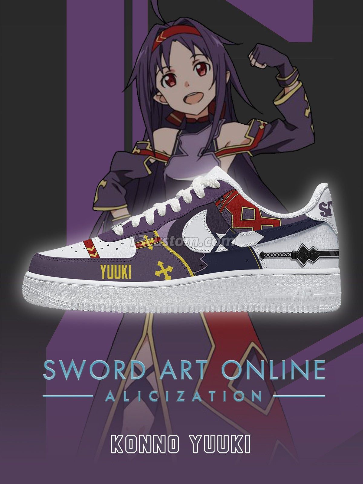 Konno Yuuki V.1 Custom Sneakers