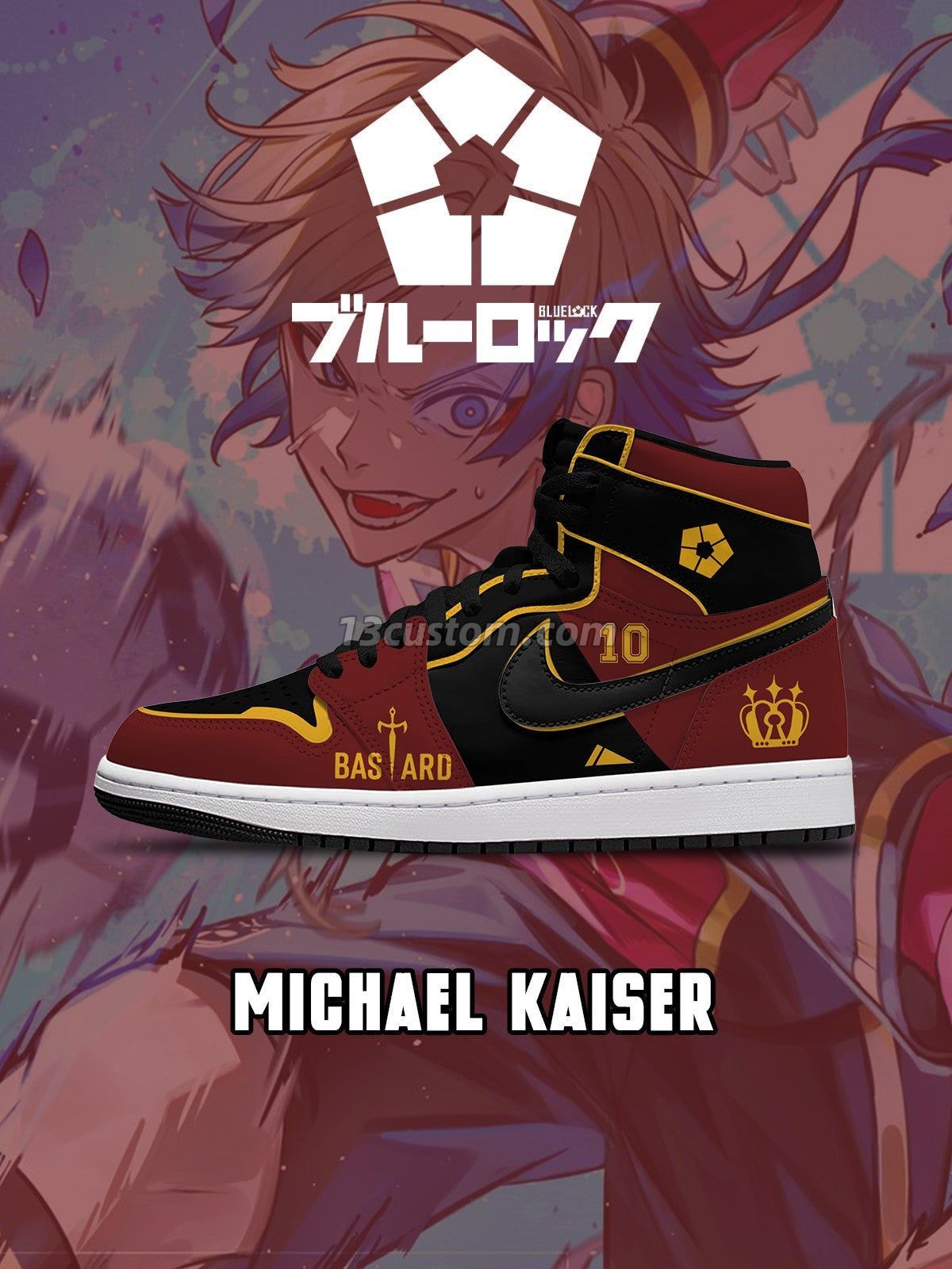 Michael Kaiser V.2 Custom High-Top Sneakers