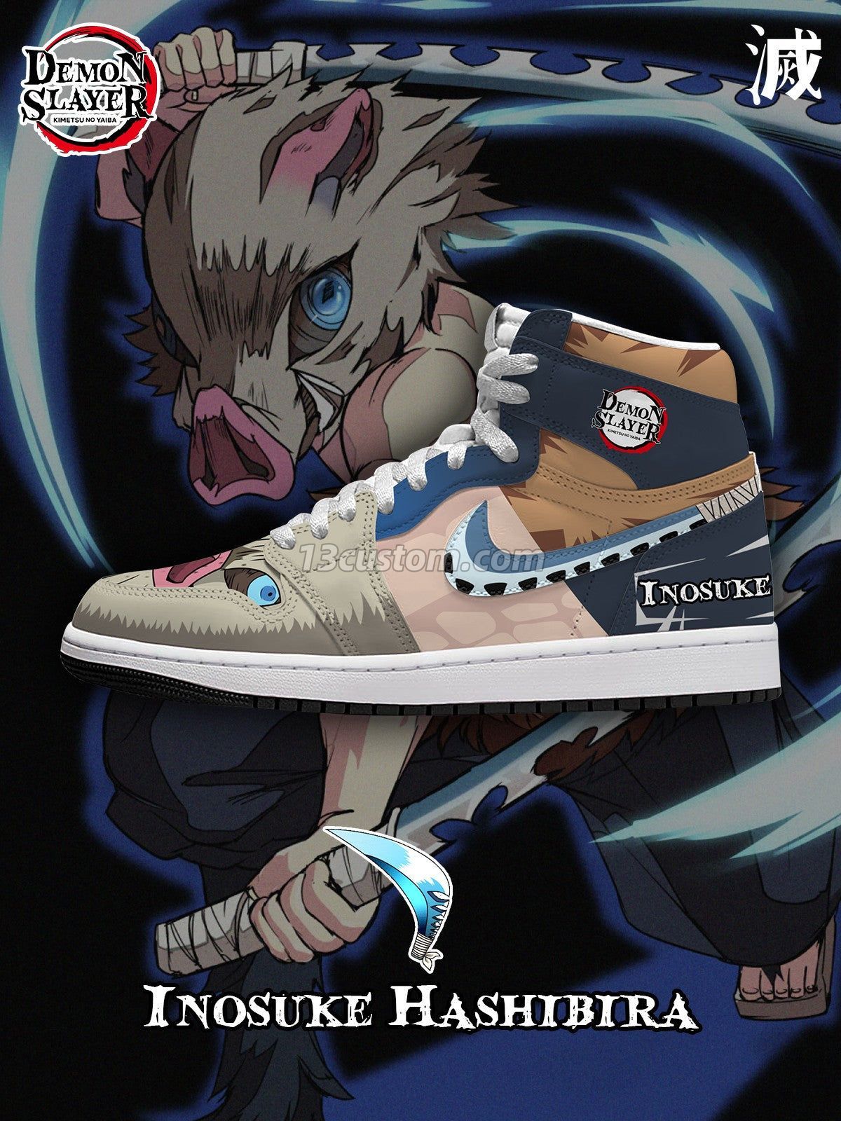 Inosuke V.5 Custom High-Top Sneakers