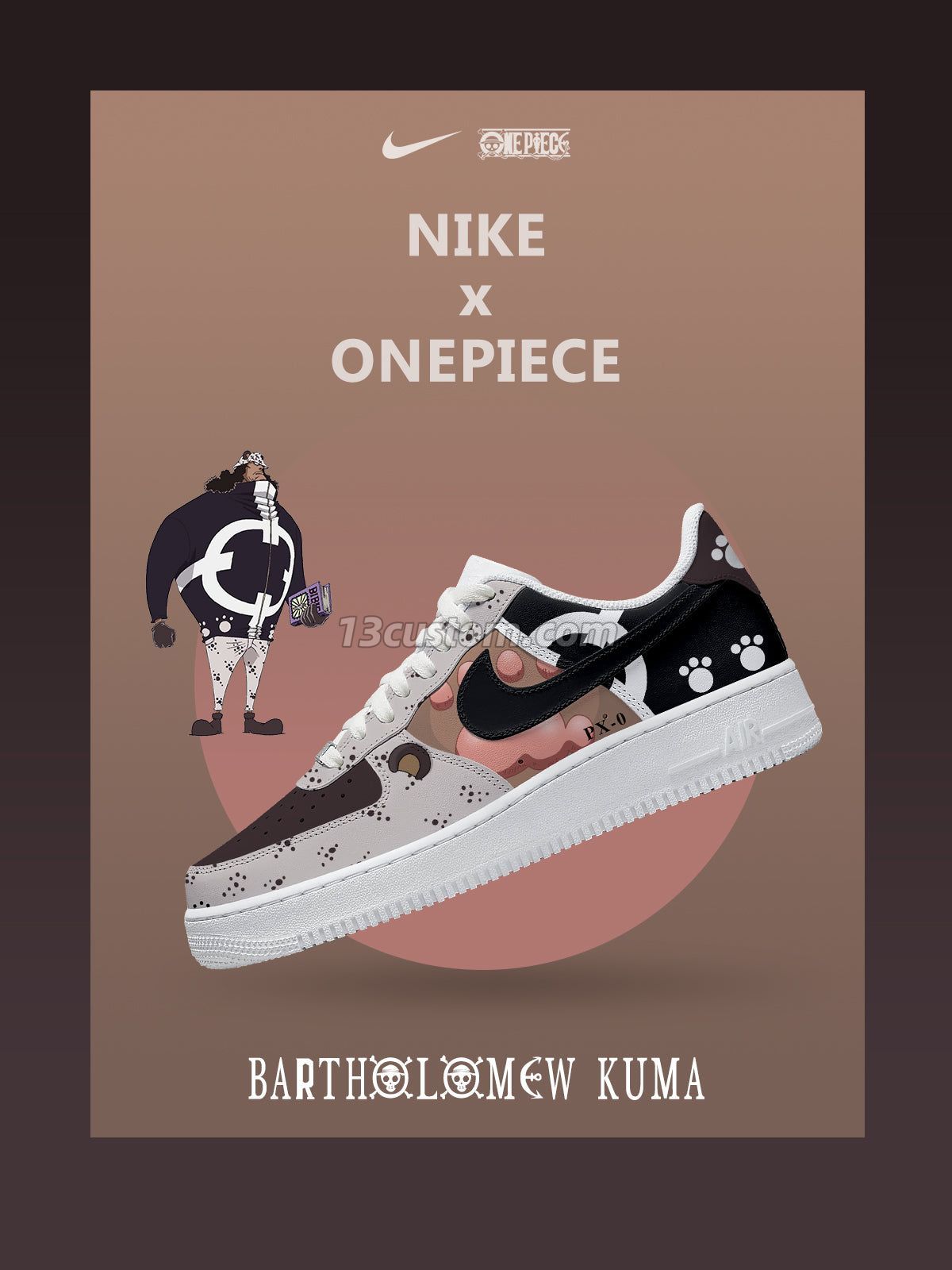 Bartholomew Kuma V.1 Custom Sneakers