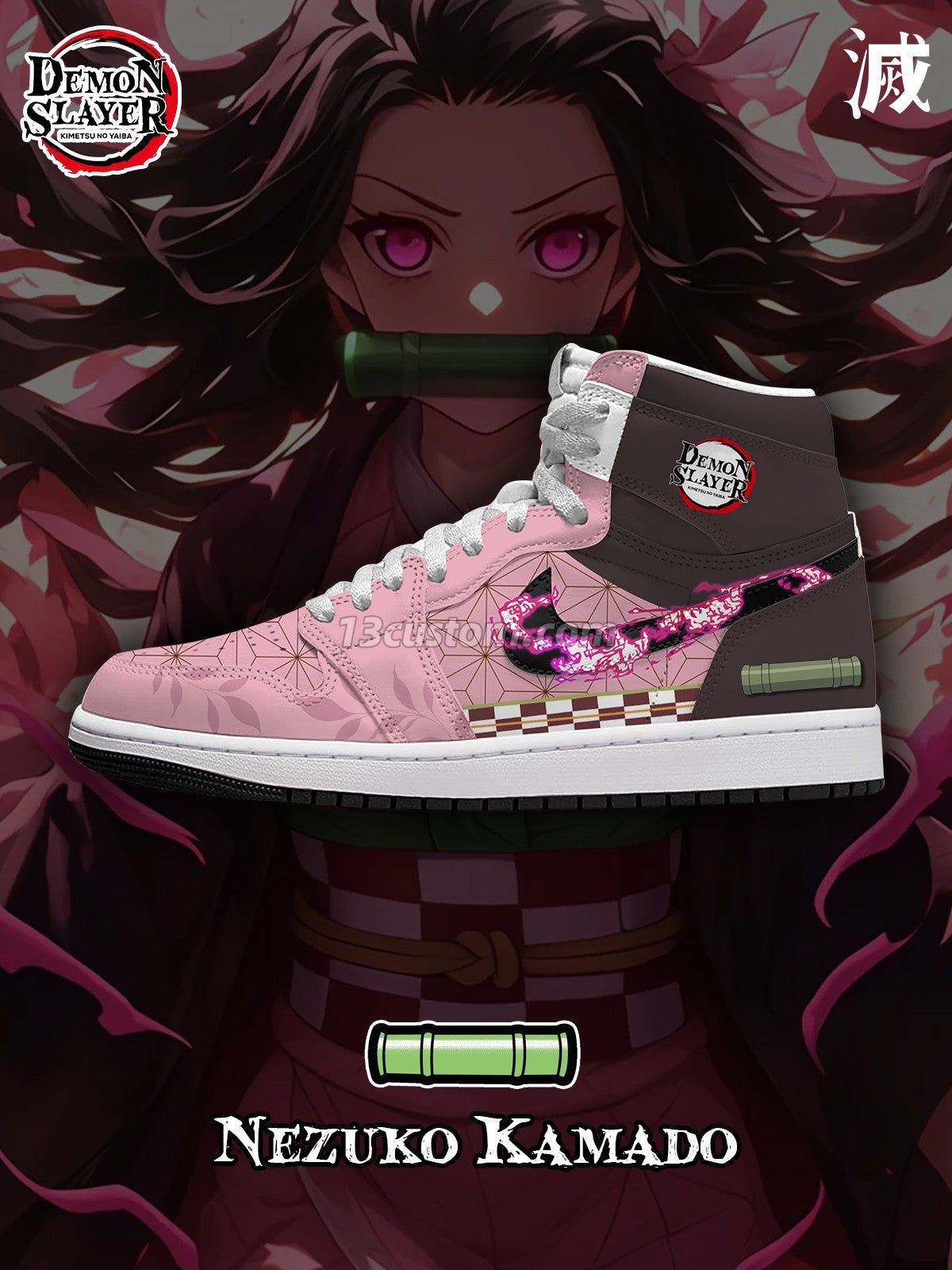 Nezuko V.5 Custom High-Top Sneakers