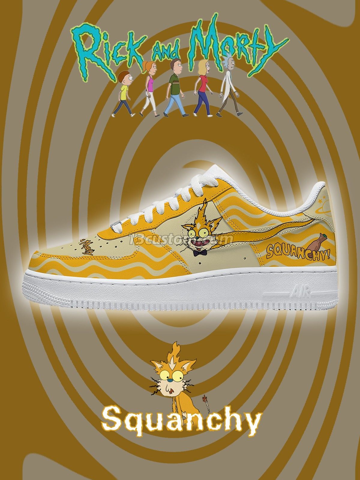 Squanchy V.2 Custom Sneakers