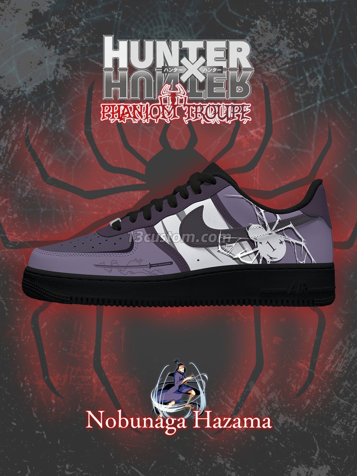 Nobunaga Hazama Custom Sneakers