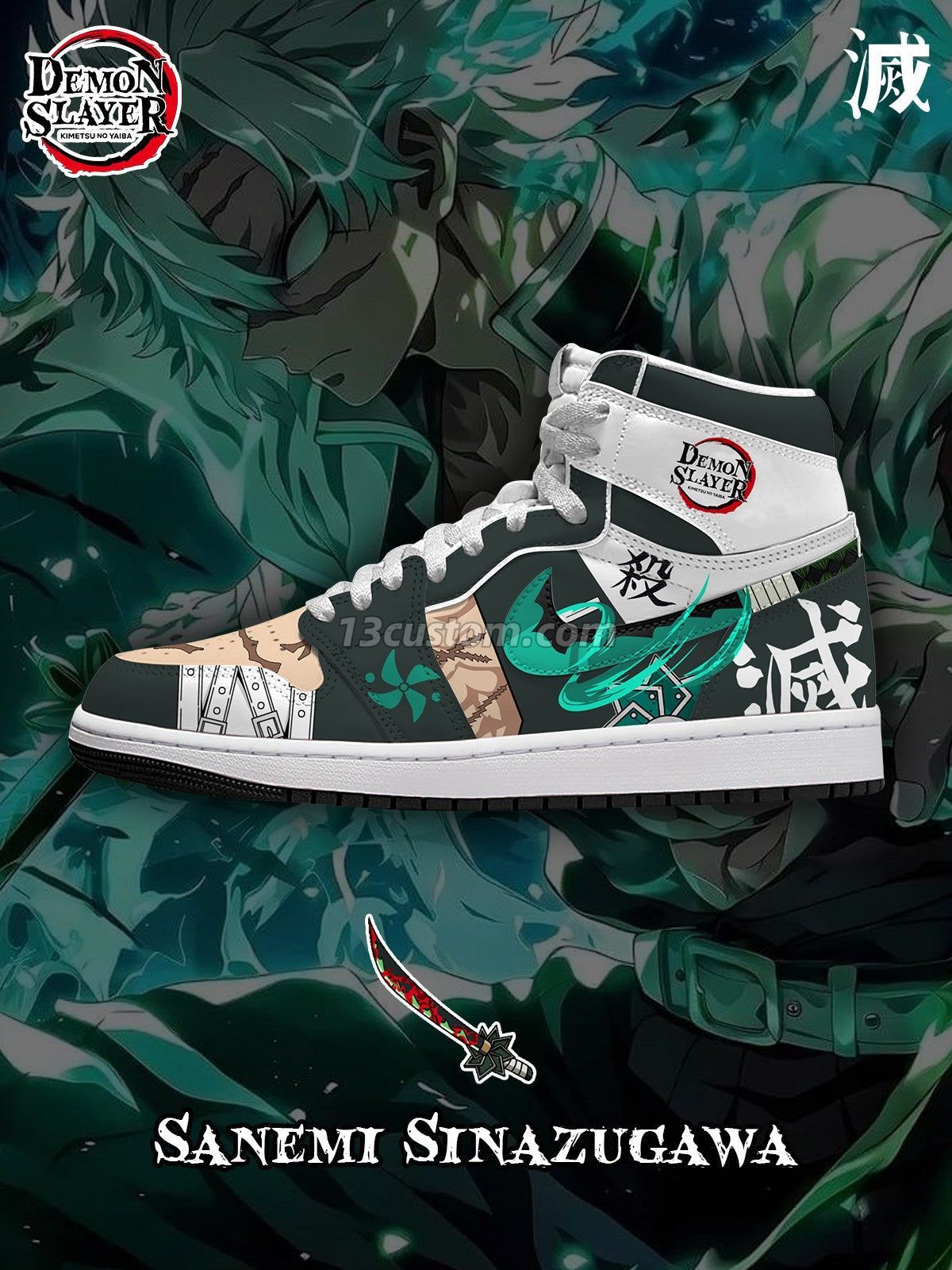 Sanemi V.5 Custom High-Top Sneakers