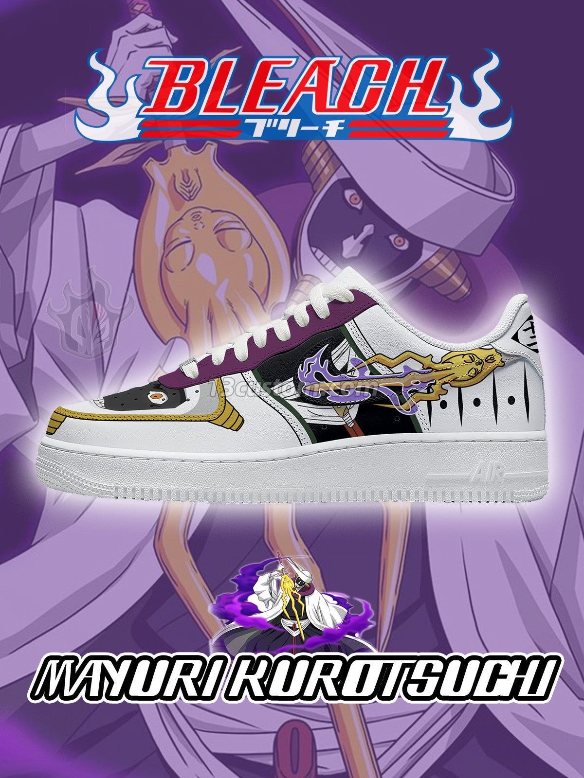 Mayuri Kurotsuchi V.2 Custom Sneakers