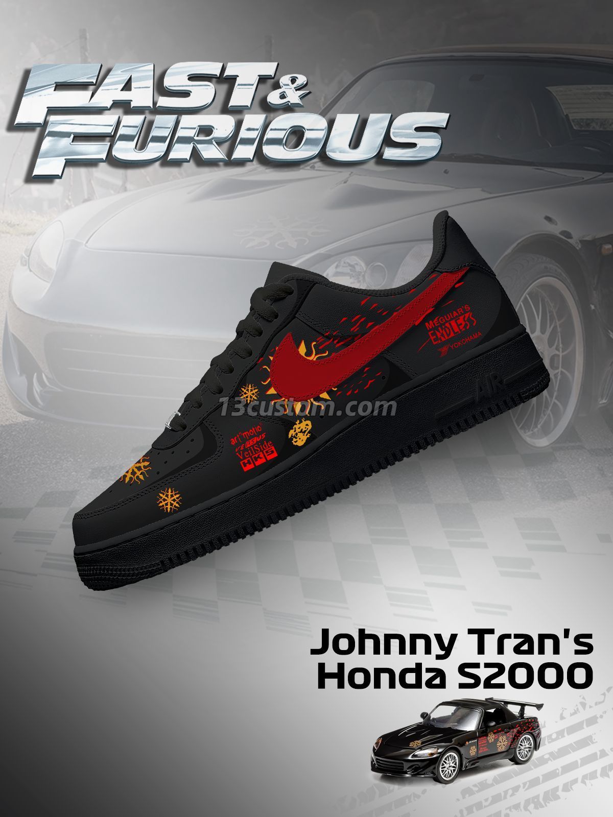 Johnny Tran's S2000 Custom Sneakers
