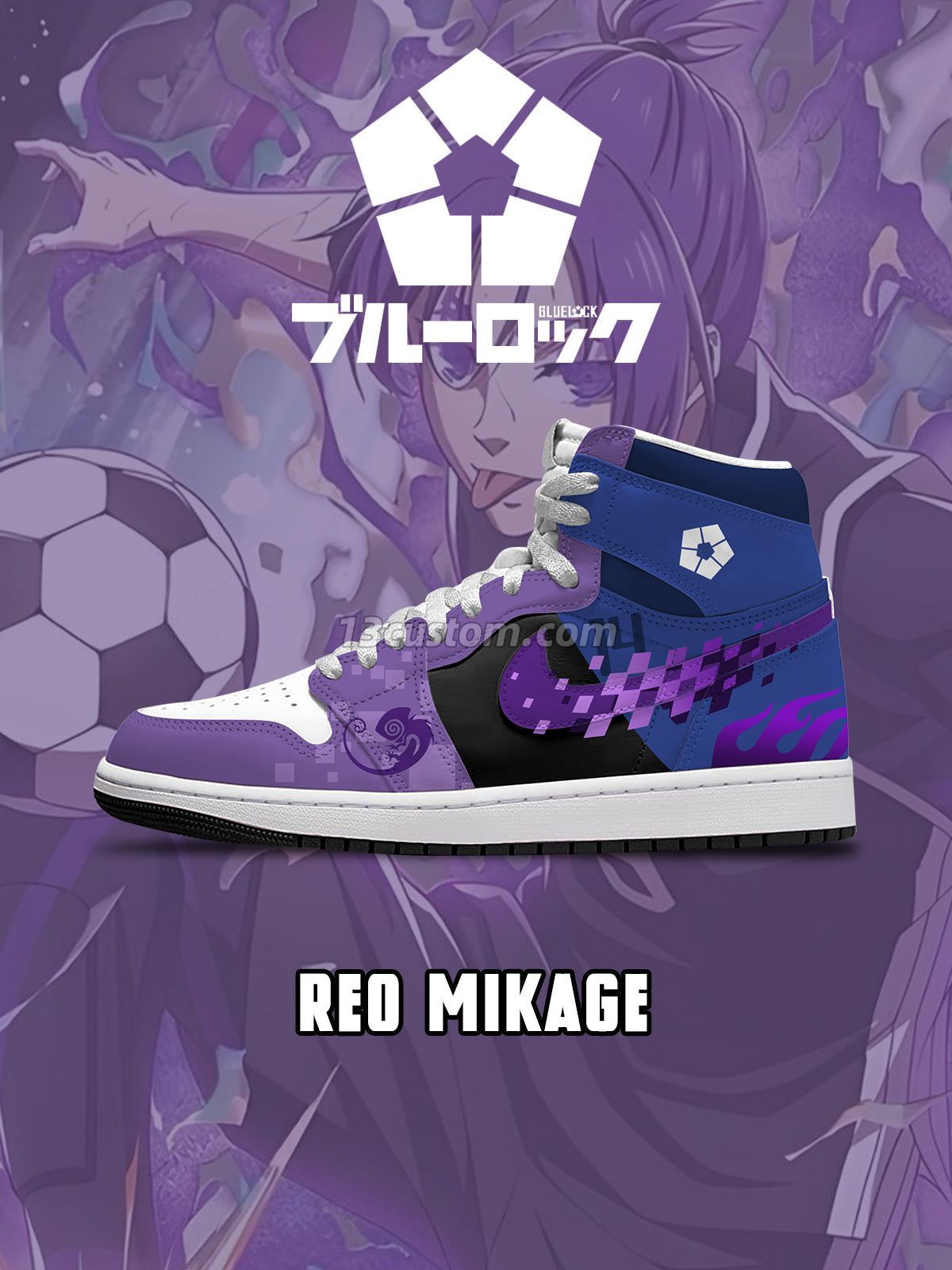 Reo Mikage V.6 Custom High-Top Sneakers