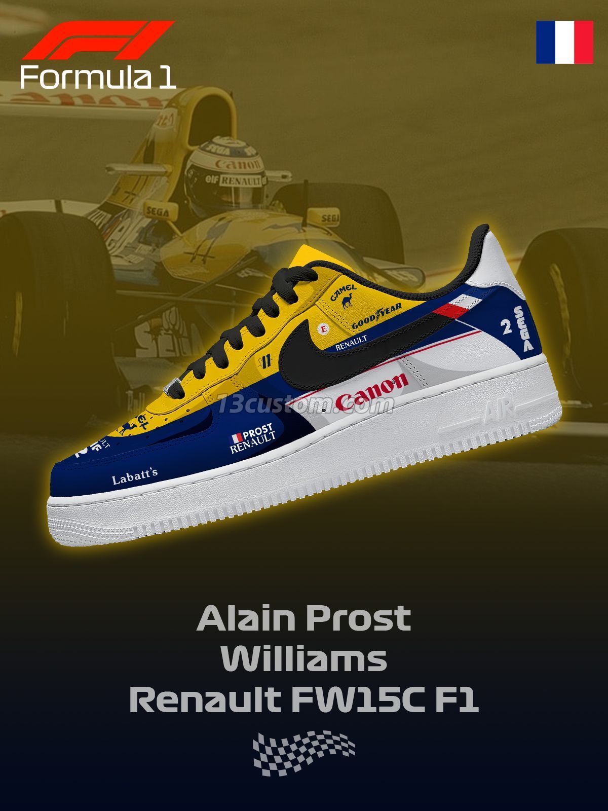Williams F.1 Custom Sneakers