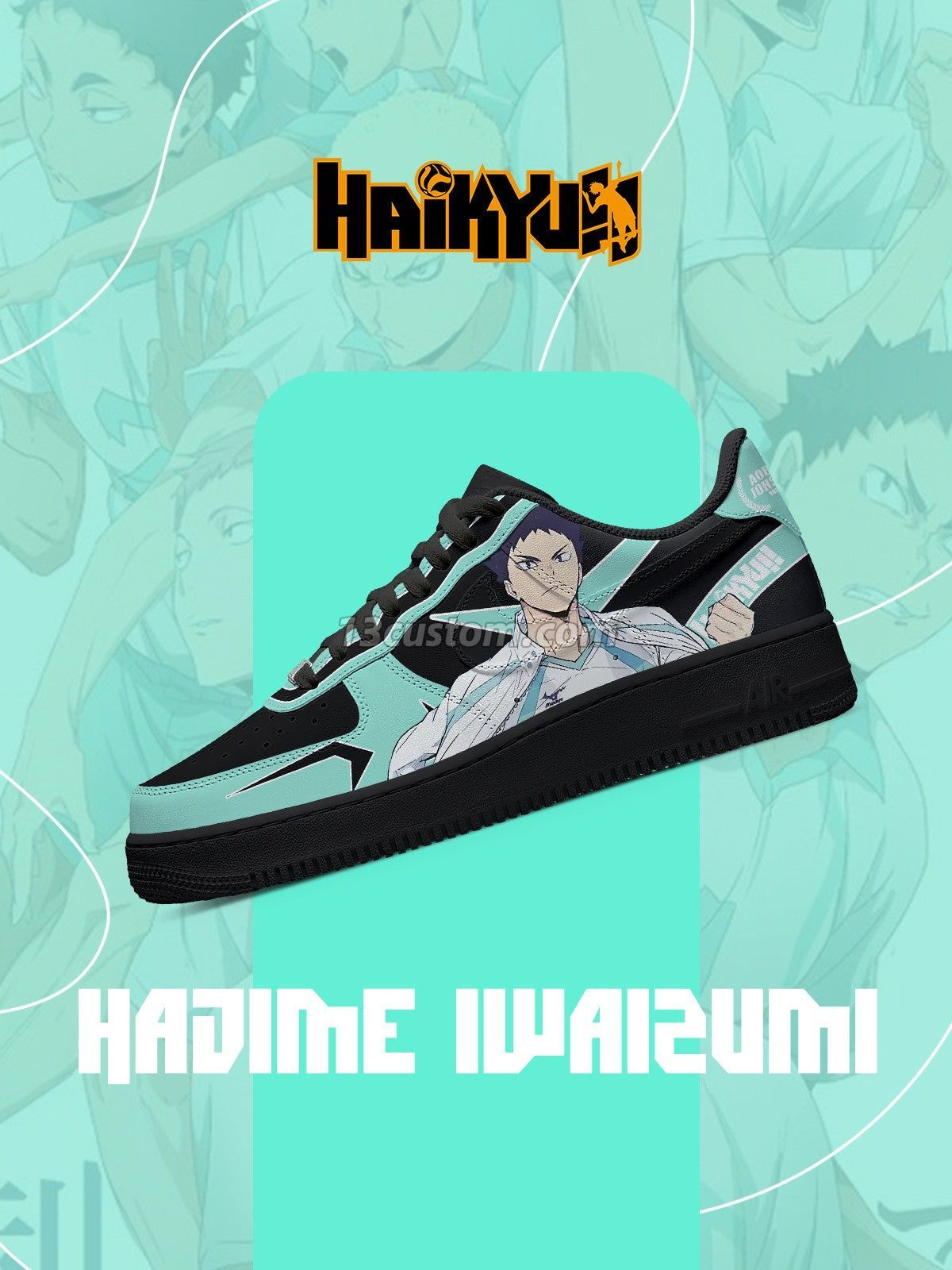 Hajime Iwaizumi V.1 Custom Sneakers
