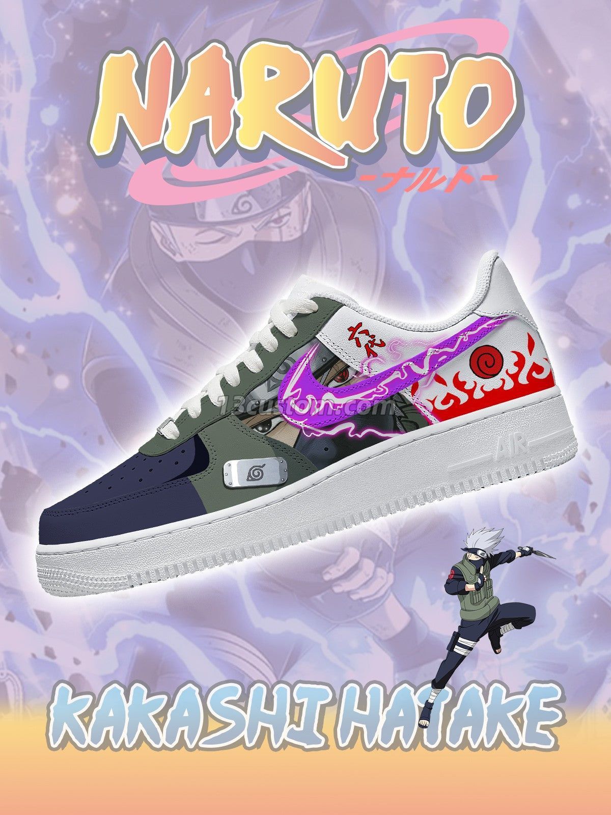 Sixth Hokage Kakashi Hatake Custom Sneakers