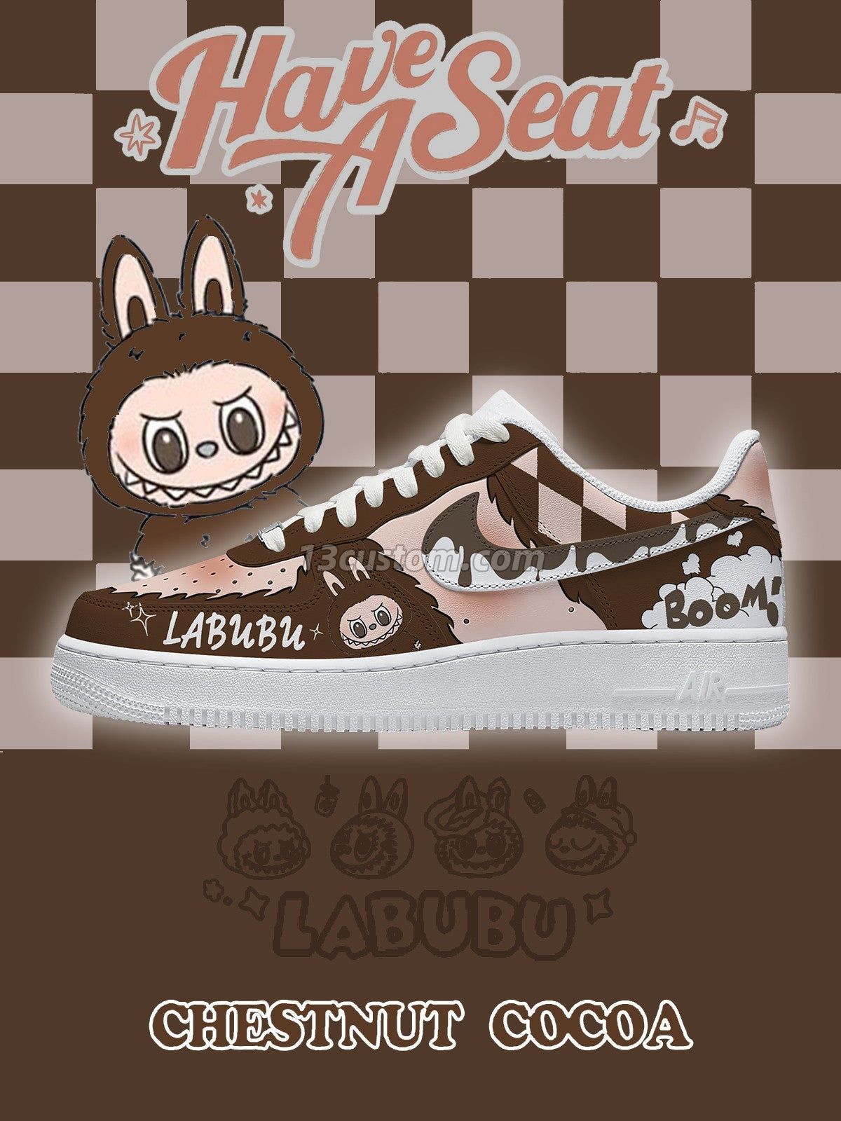 Chestnut Cocoa V.3 Custom Sneakers