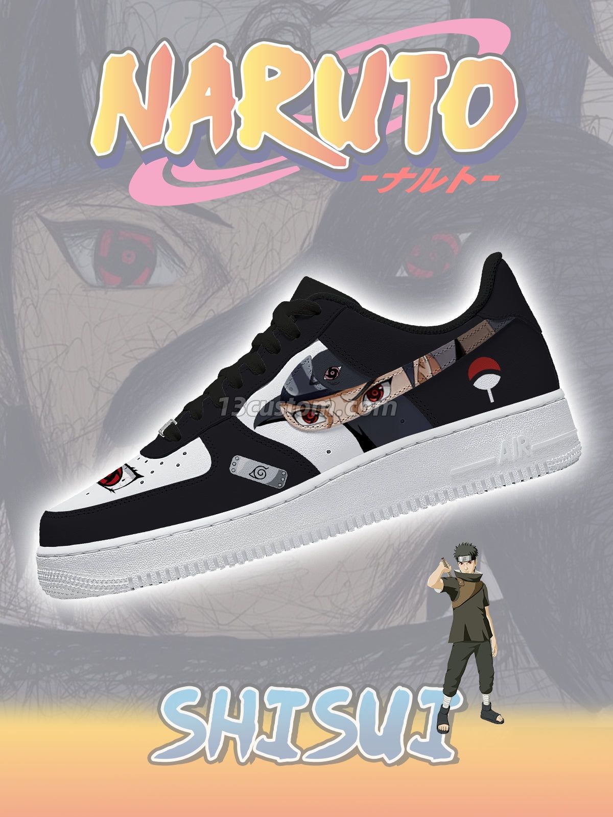 Uchiha Shisui Custom Sneakers