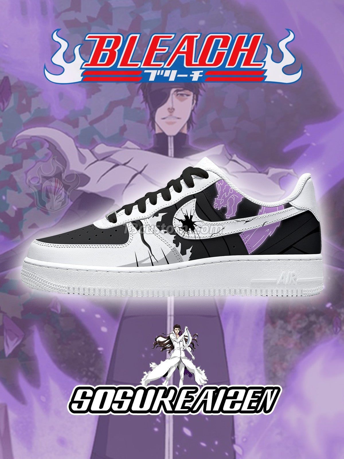 Sosuke Aizen Custom Sneakers