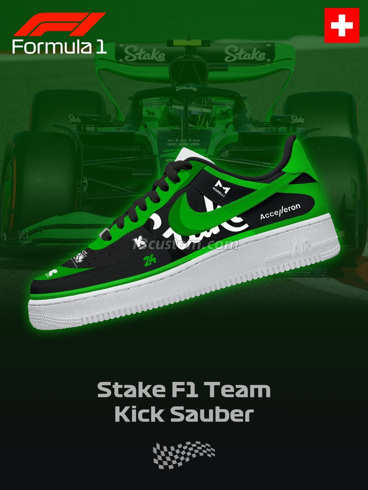 Sauber F.1 Custom Sneakers