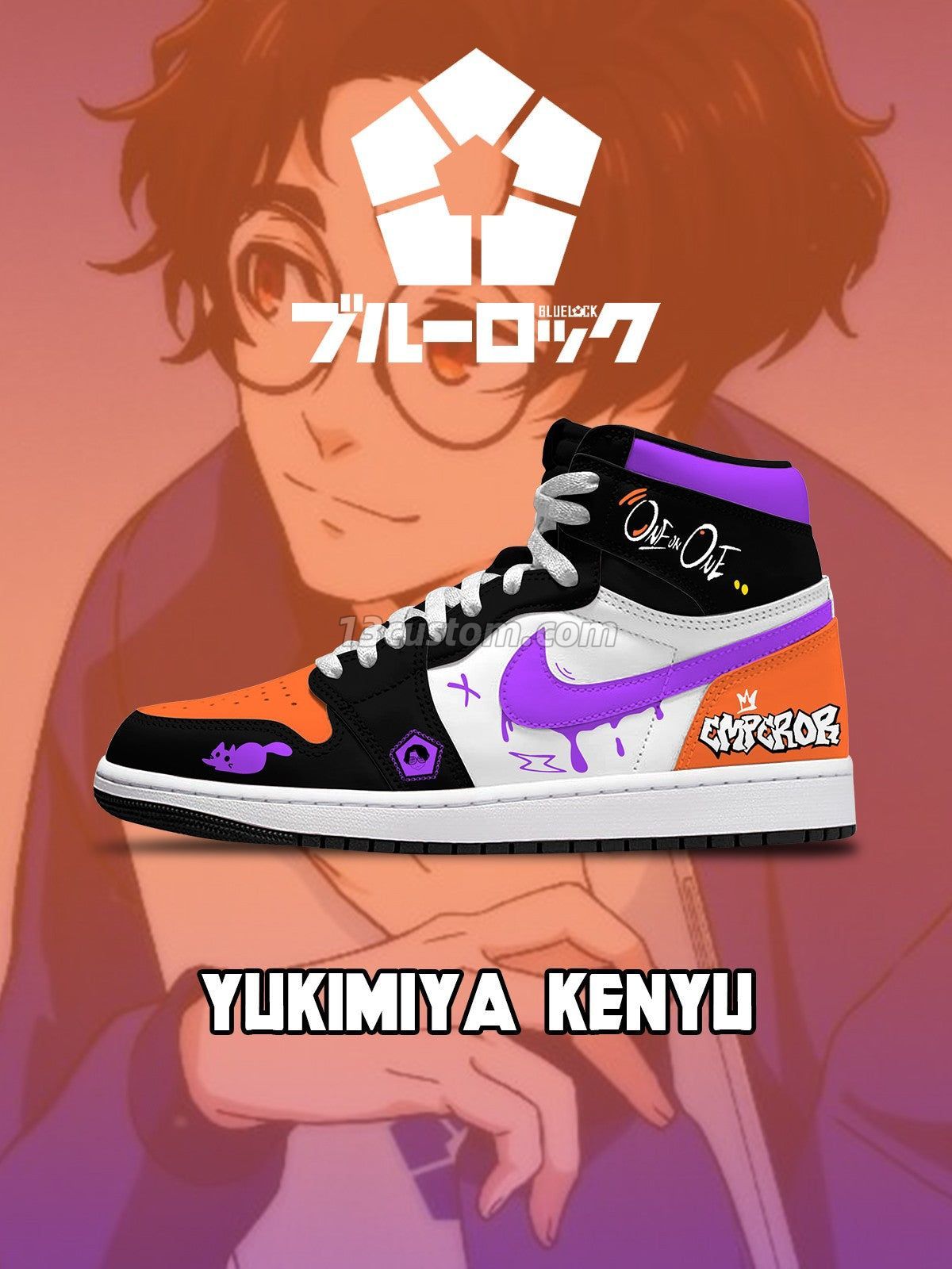 Yukimiya Kenyu V.1 Custom High-Top Sneakers