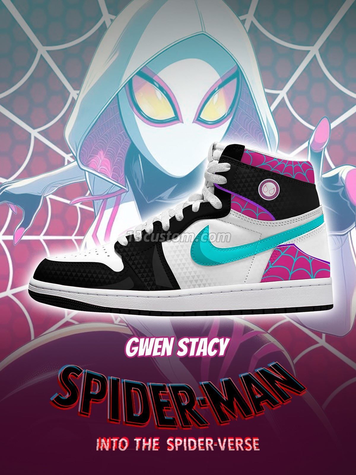 Gwen Stacy V.1 Custom High-Top Sneakers