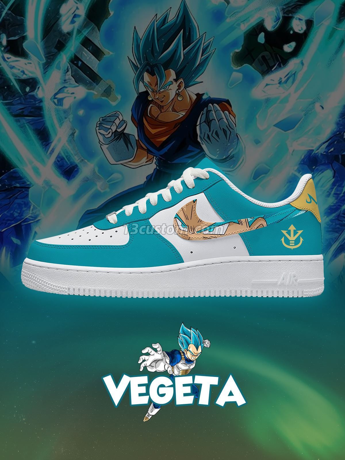 Vegeta No.3 Custom Sneakers