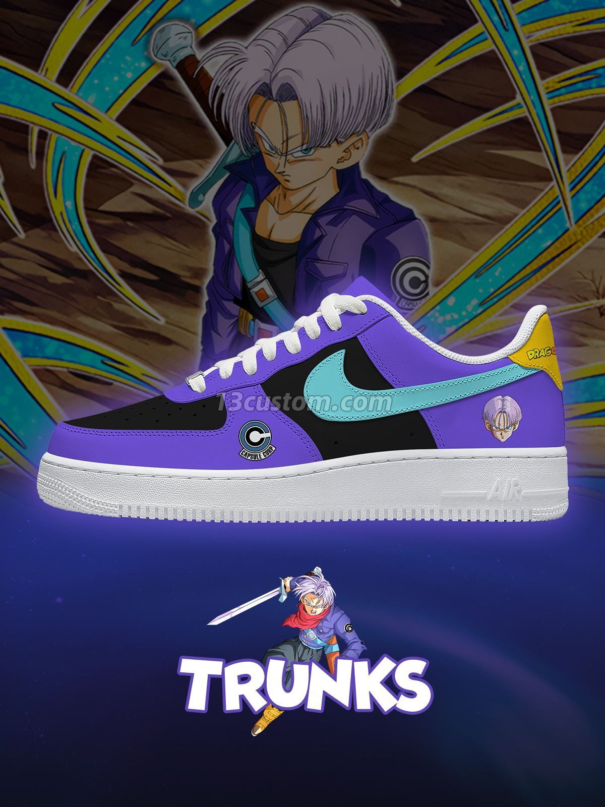 Trunks No.2 Custom Sneakers