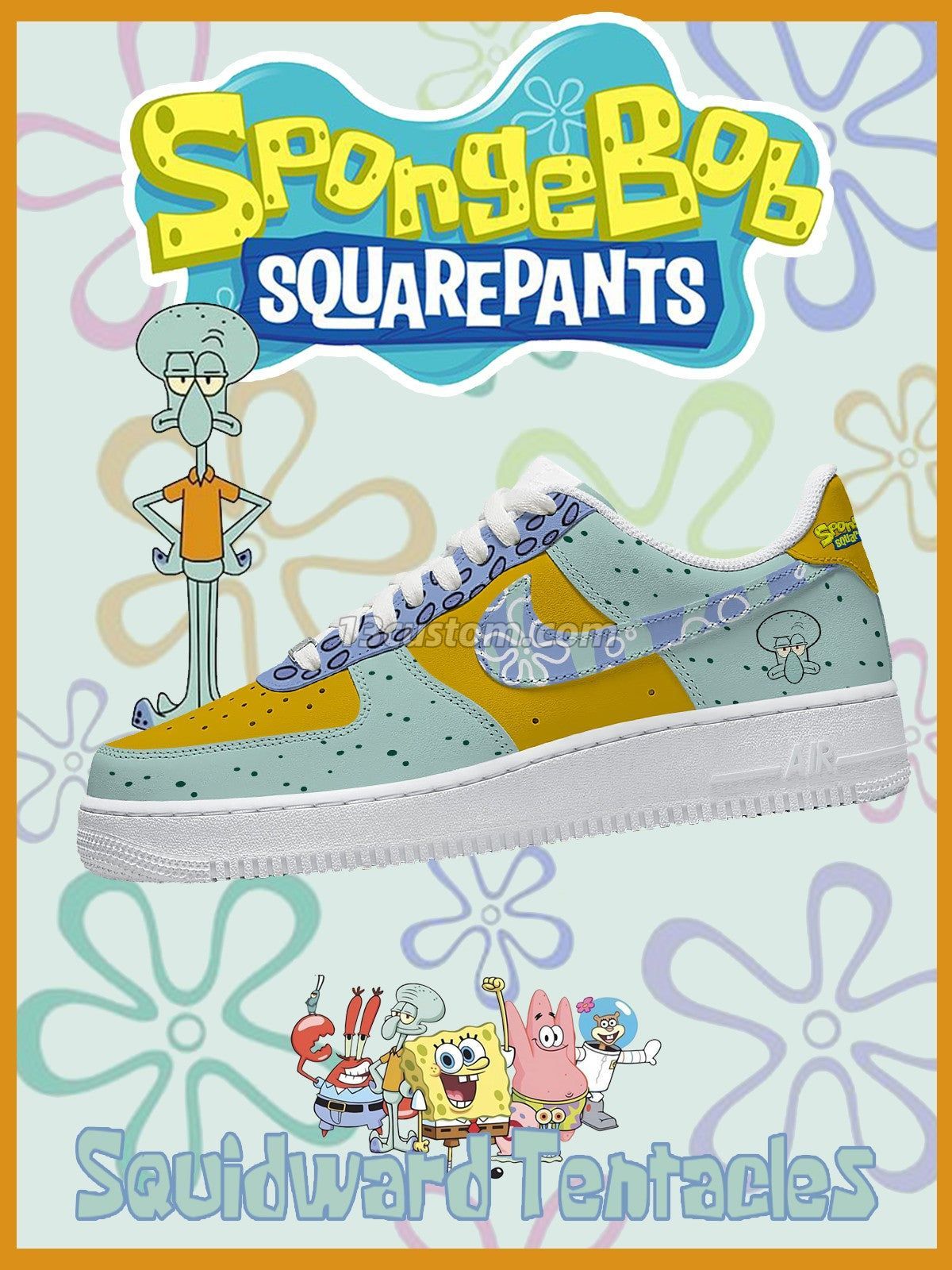 Squidward Tentacles V.1 Custom Sneakers