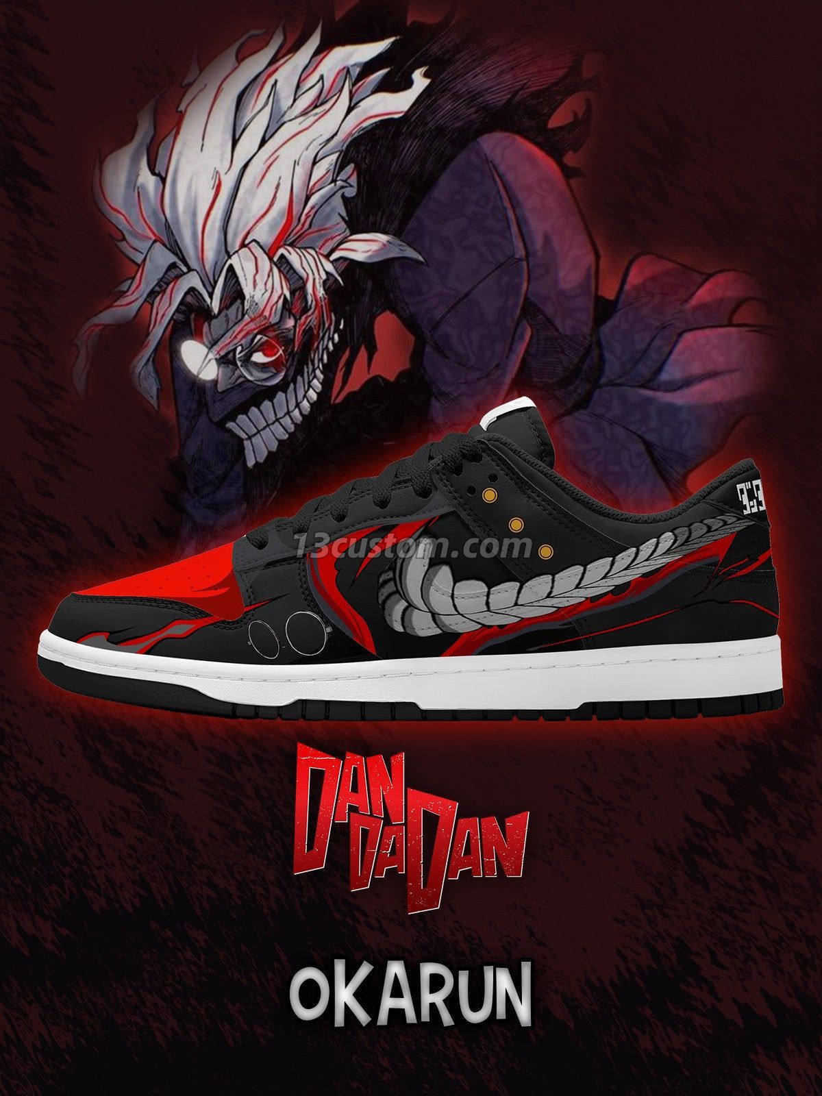 Okarun V.4 Custom Court-Low Sneakers