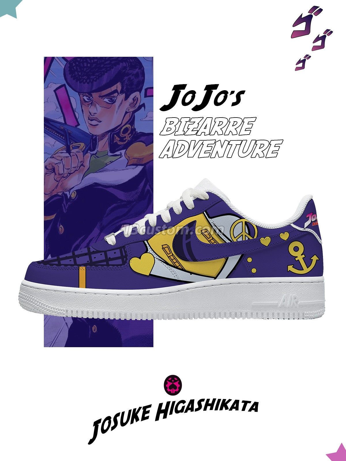 Josuke Higashikata V.2 Custom Sneakers