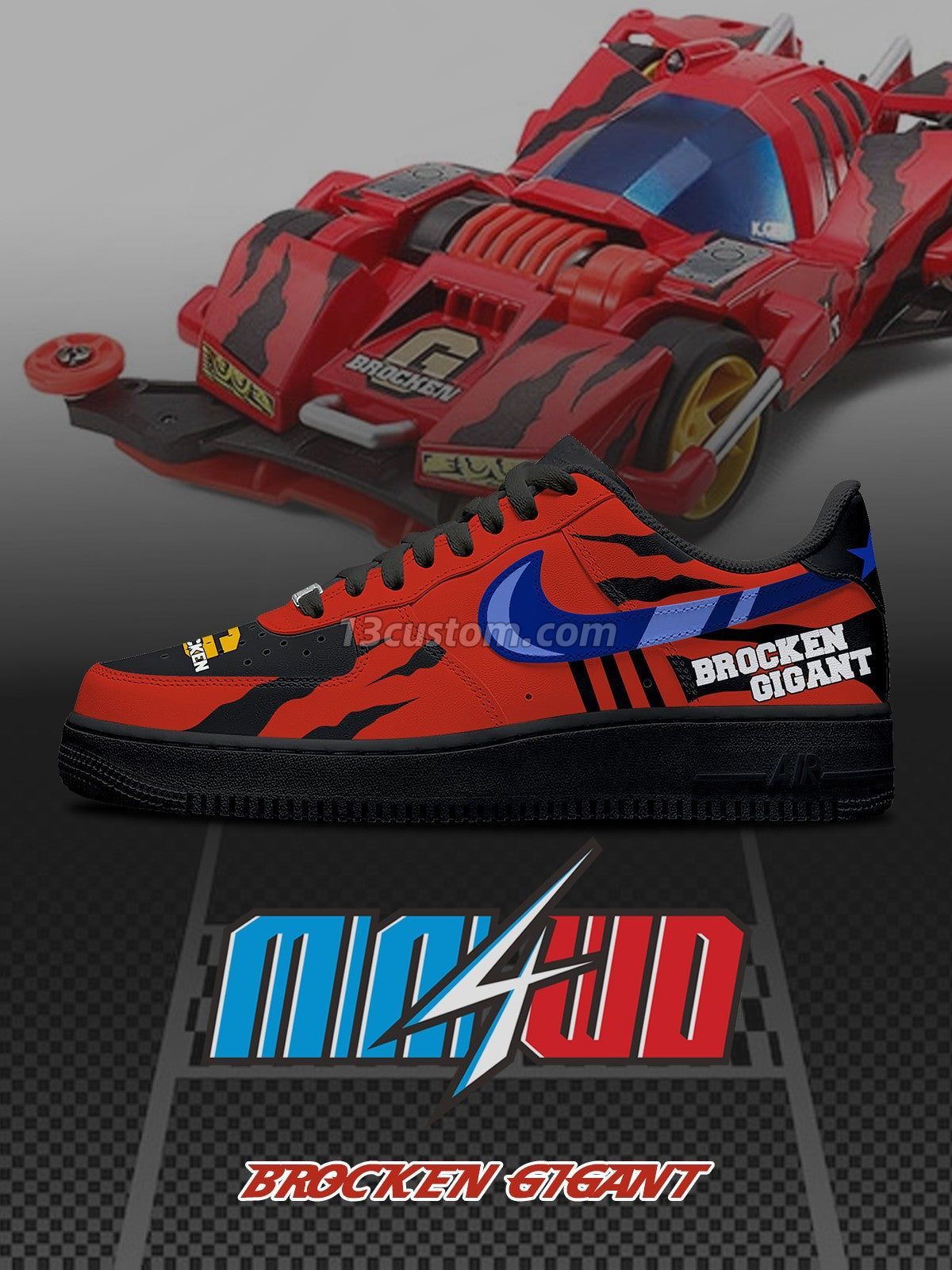 Brocken Giant V.1 Custom Sneakers