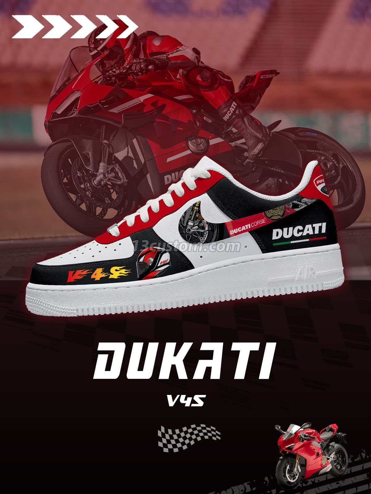 Duca V4 SP V.1 Custom Sneakers