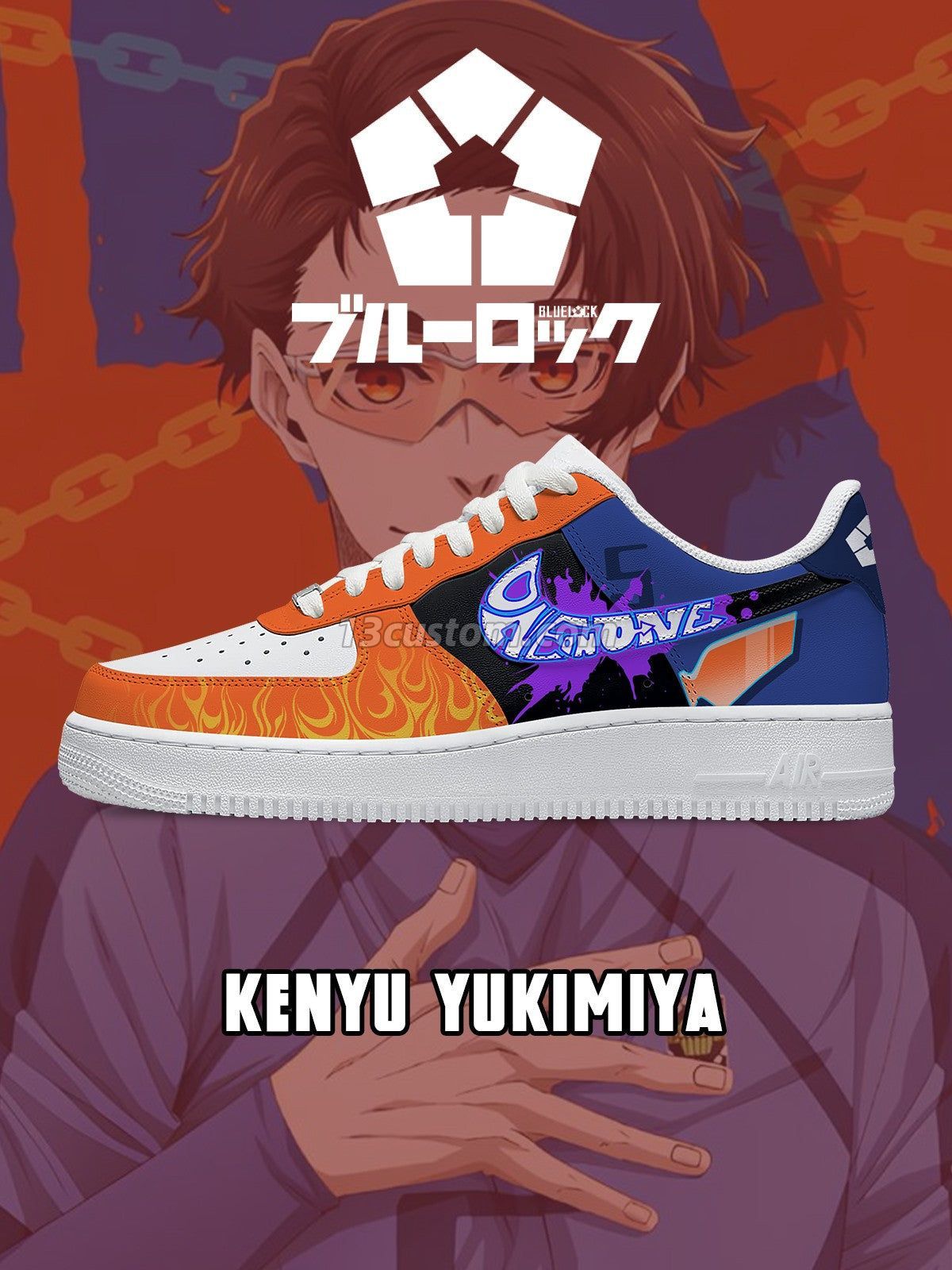 Kenyu Yukimiya V.6 Custom Sneakers