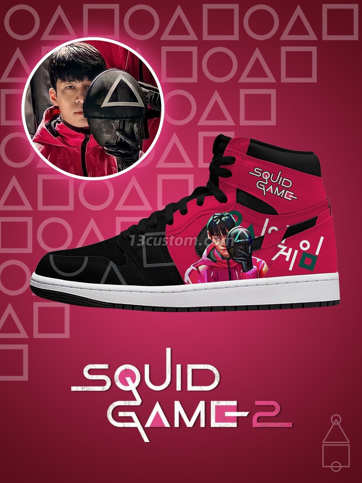 Hwang Jun-ho V.1 Custom High-Top Sneakers