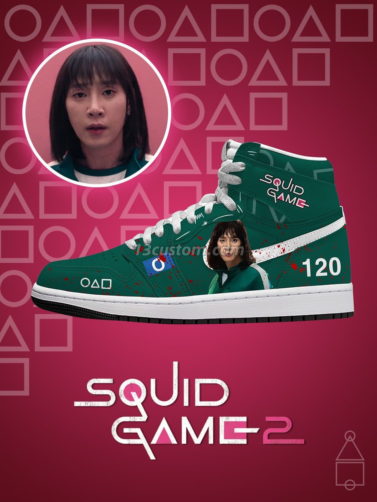Player 120 V.1 Custom High-Top Sneakers