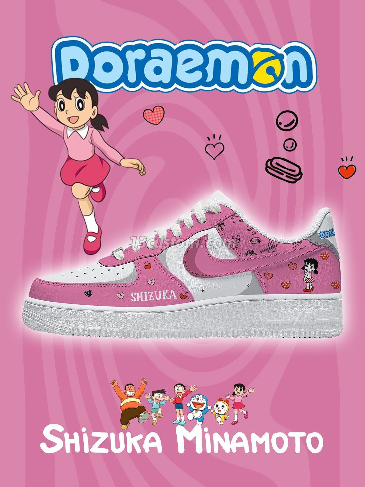 Shizuka Minamoto V.1 Custom Sneakers