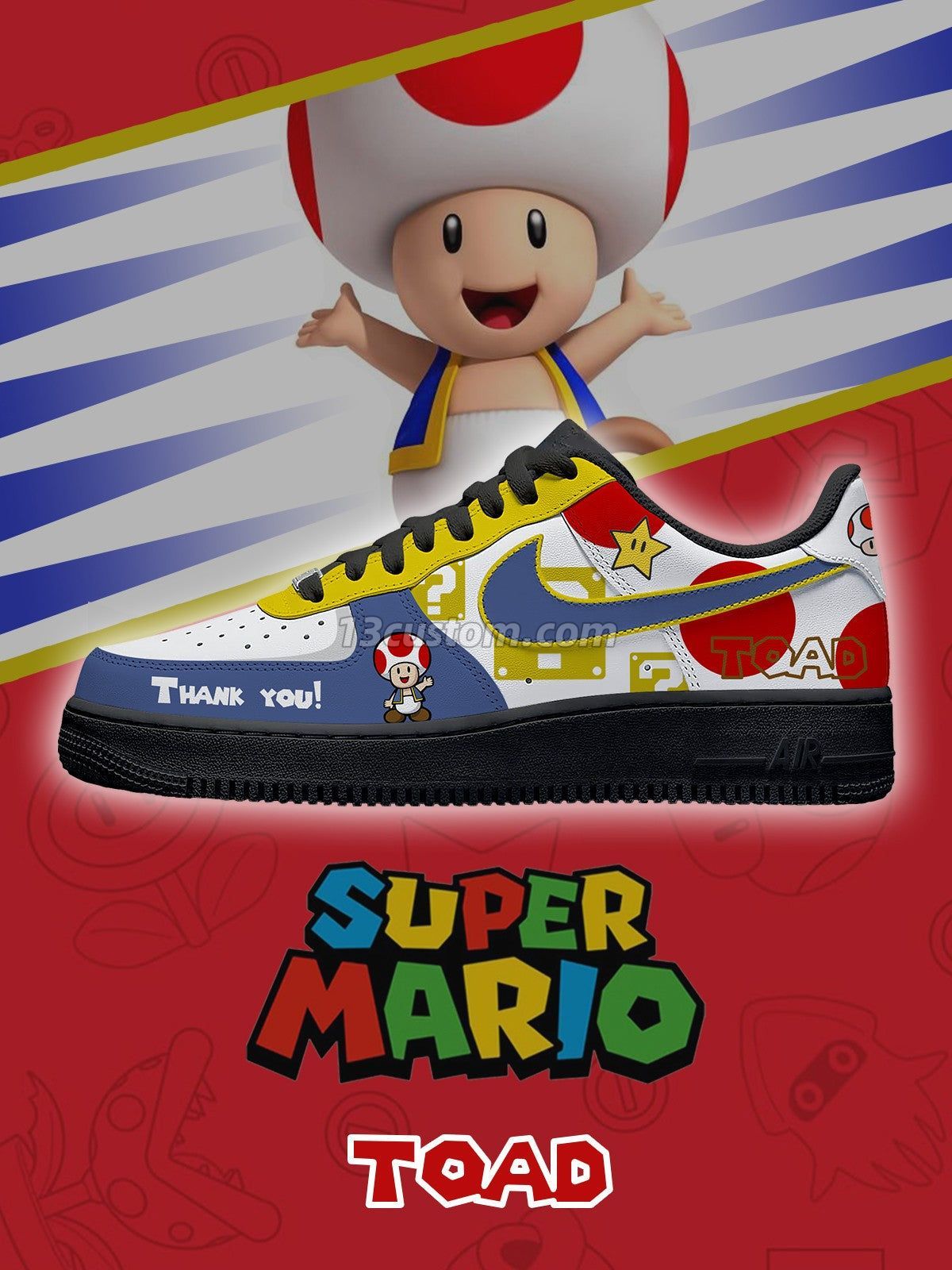 Toad V.2 Custom Sneakers