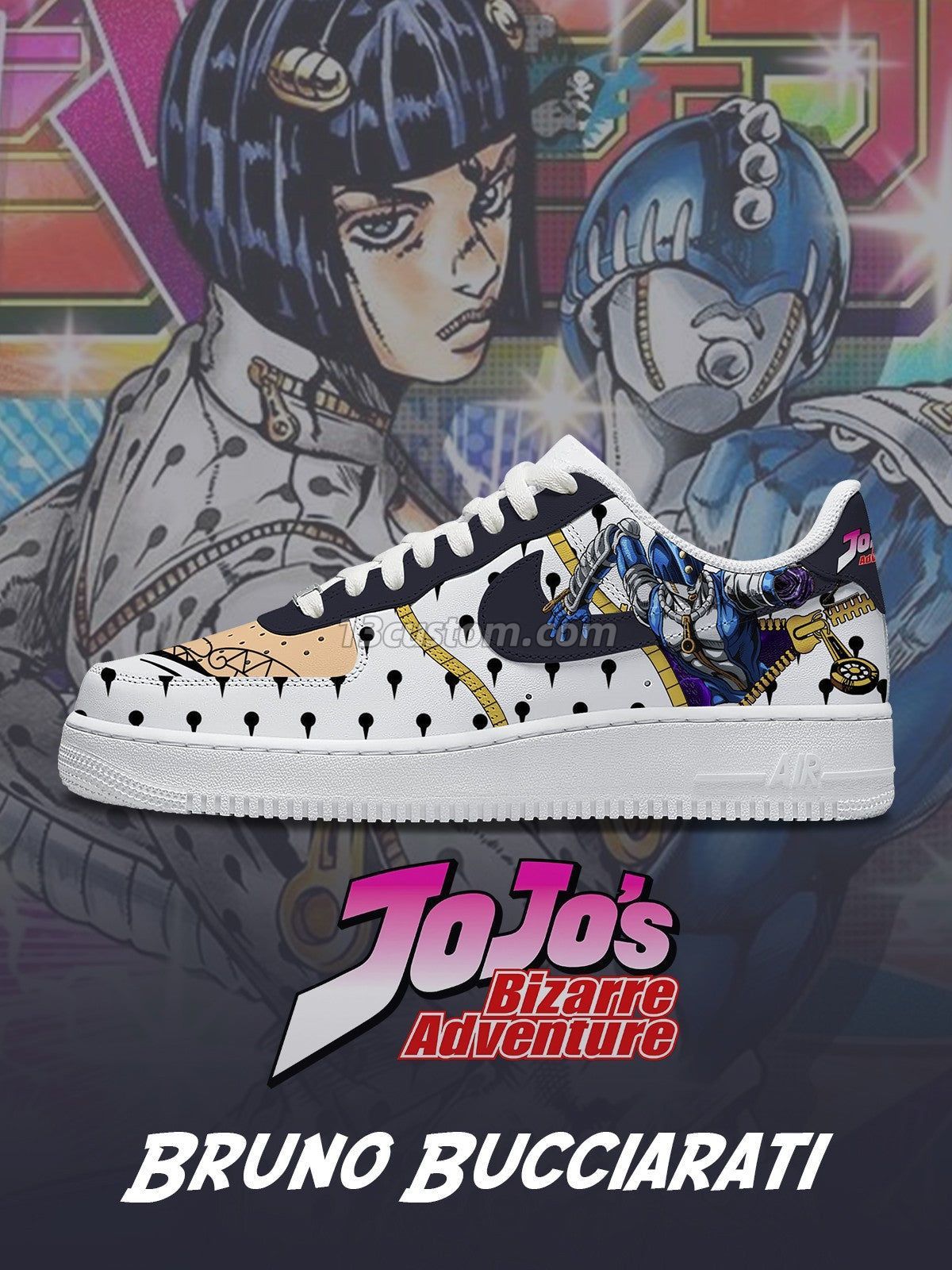 Bruno Bucciarati V.2 Custom Sneakers