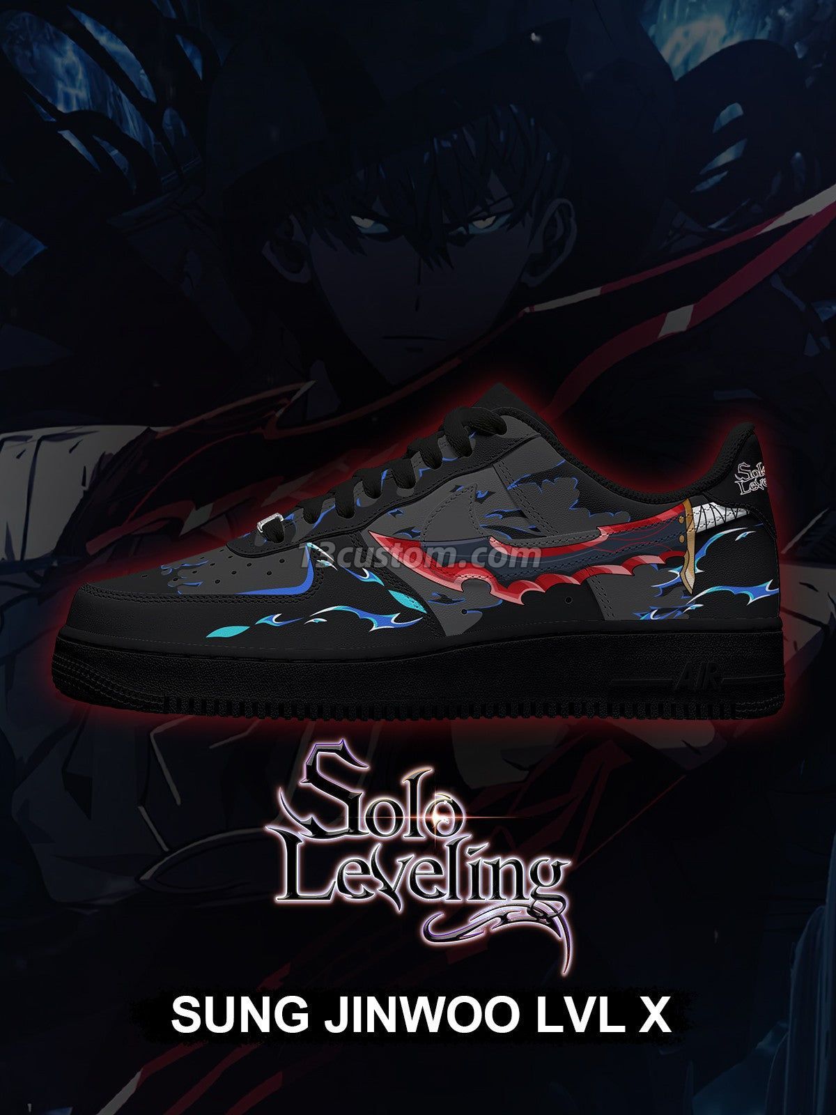Sung Jinwoo LVL X V.1 Custom Sneakers