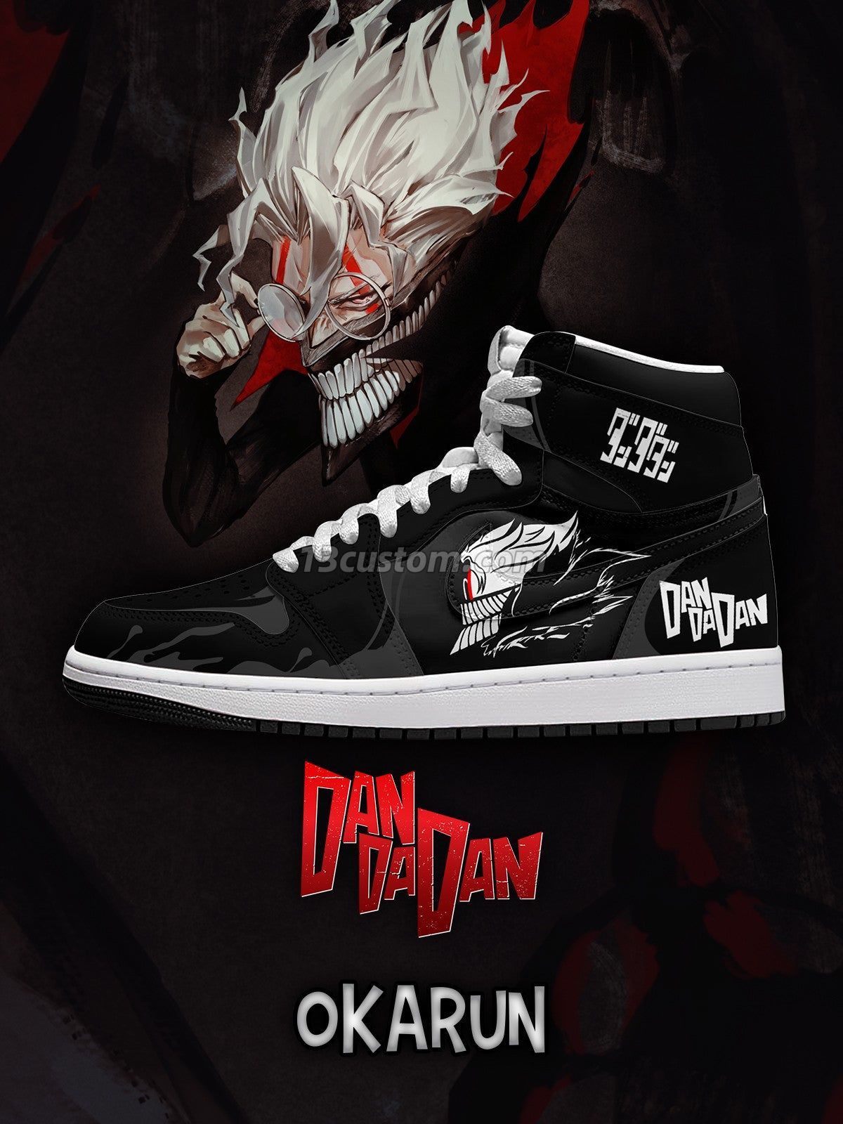 Okarun V.2 Custom High-Top Sneakers