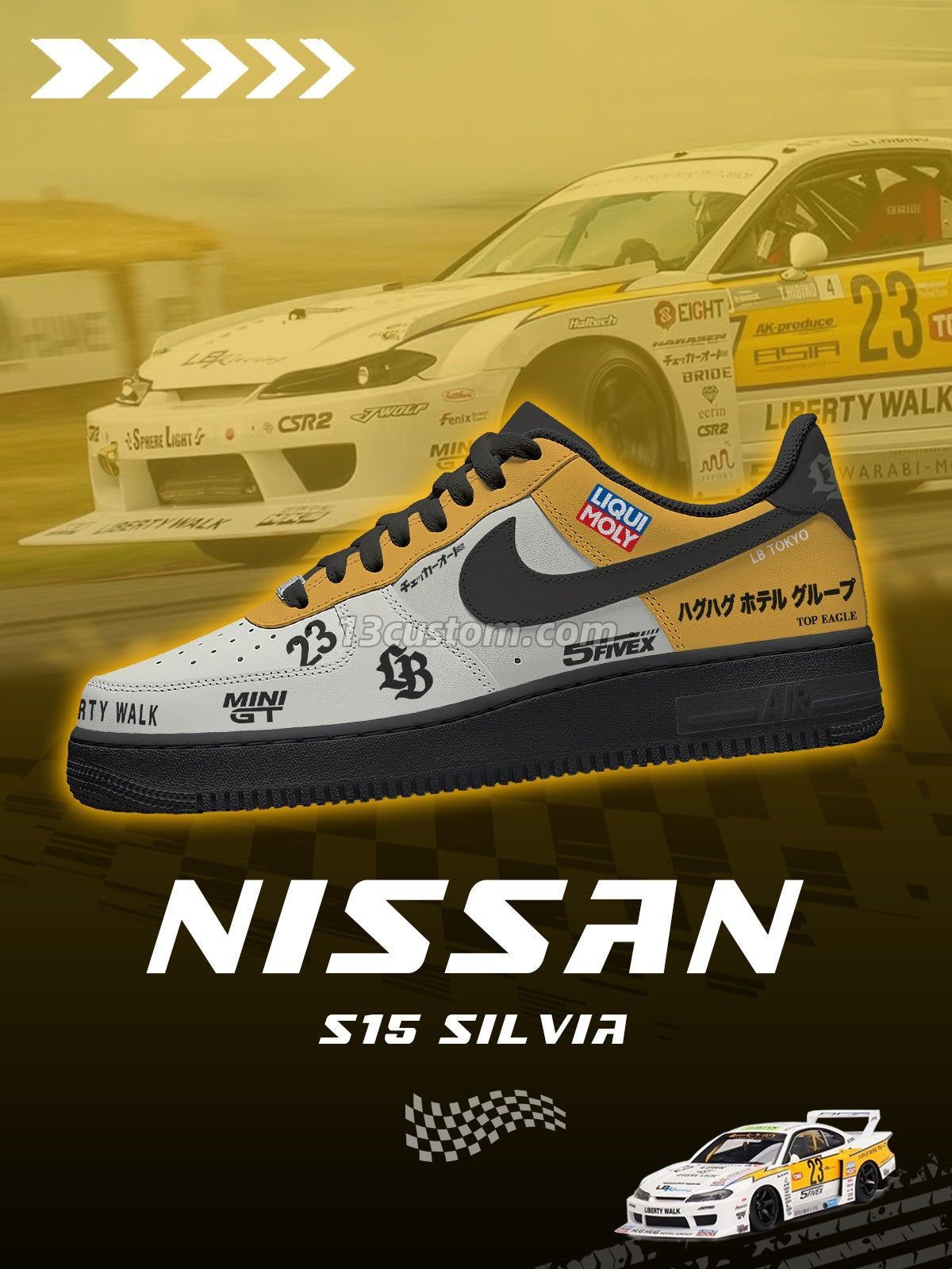 LB Super Silhouette S15 Silvia V.1 Custom Sneakers