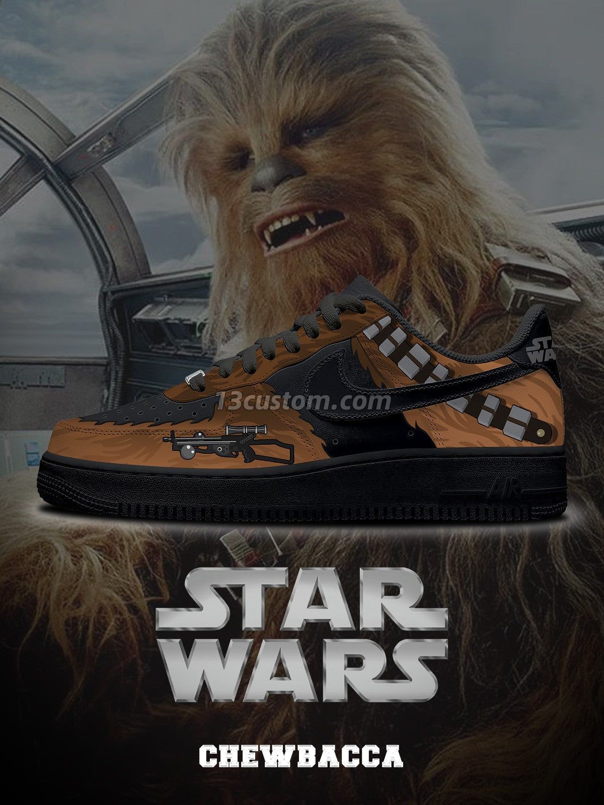 Chewbacca V.1 Custom Sneakers