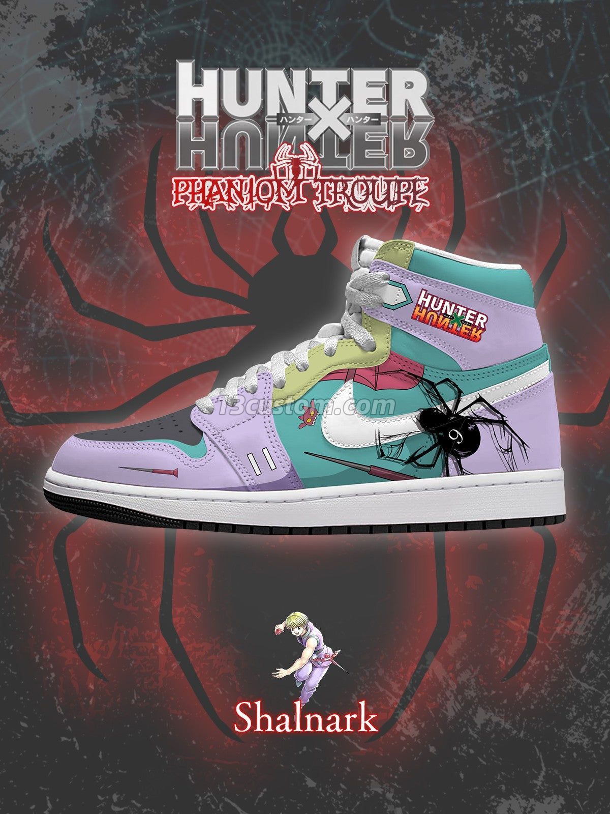 Shalnark V.1 Custom High-Top Sneakers