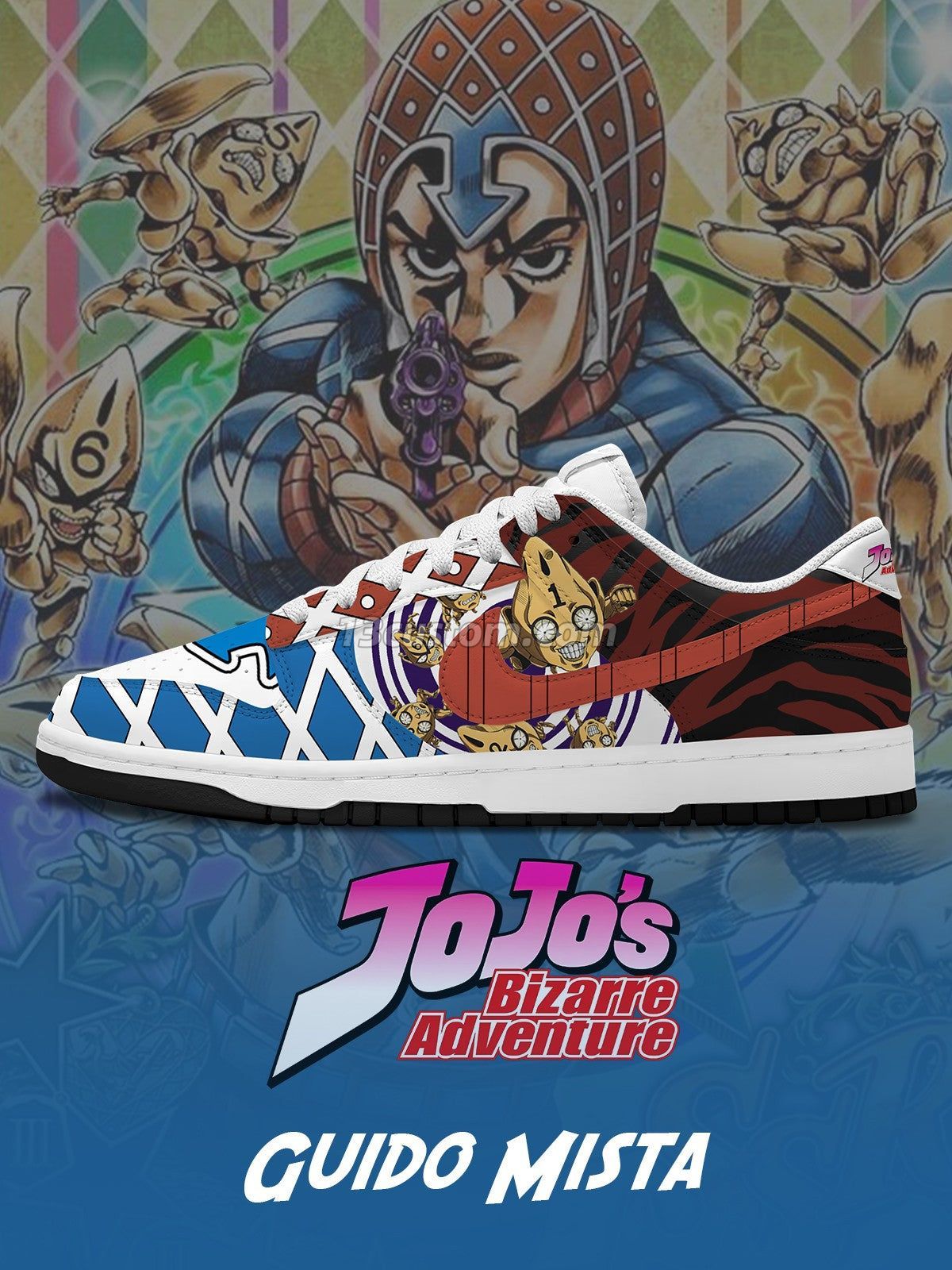 Guido Mista V.2 Custom Court-Low Sneakers