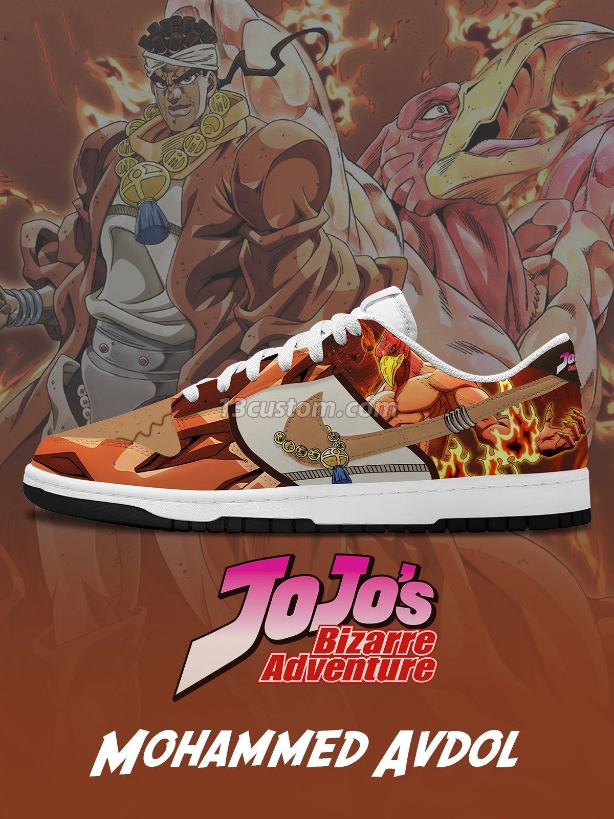 Mohammed Avdol V.2 Custom Court-Low Sneakers