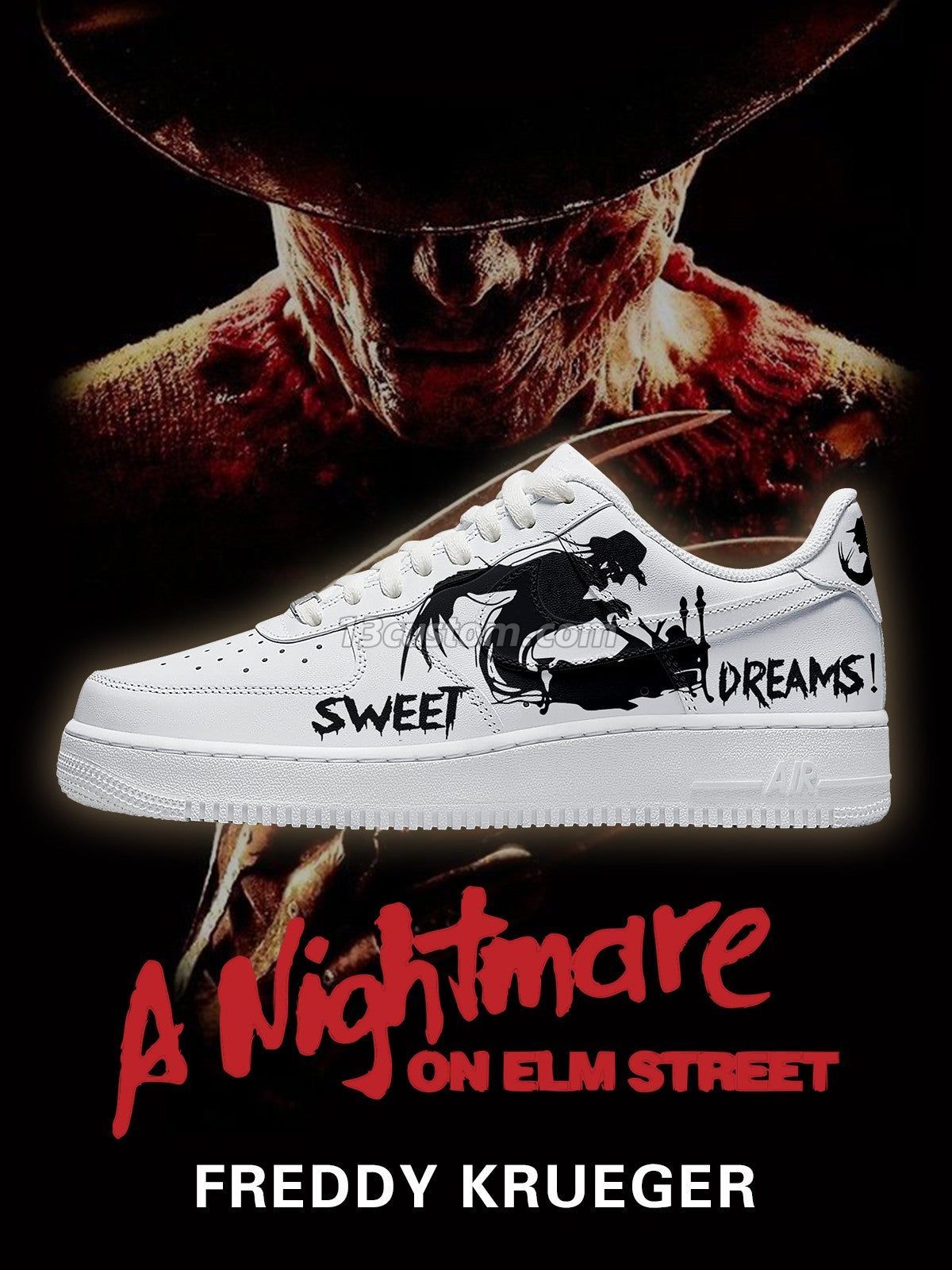 Freddy Krueger V.3 Custom Sneakers
