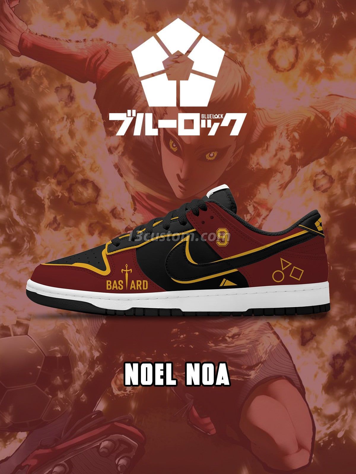Noel Noa V.2 Custom Court-Low Sneakers