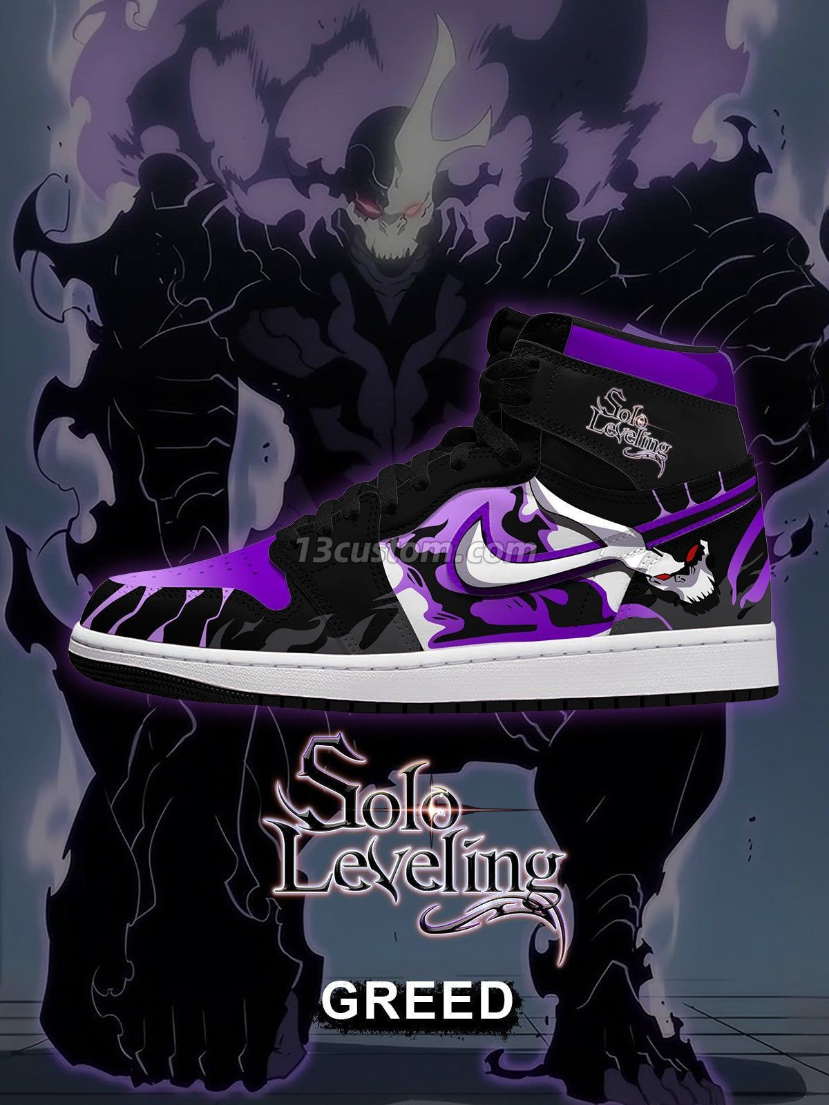 Greed V.1 Custom High-Top Sneakers