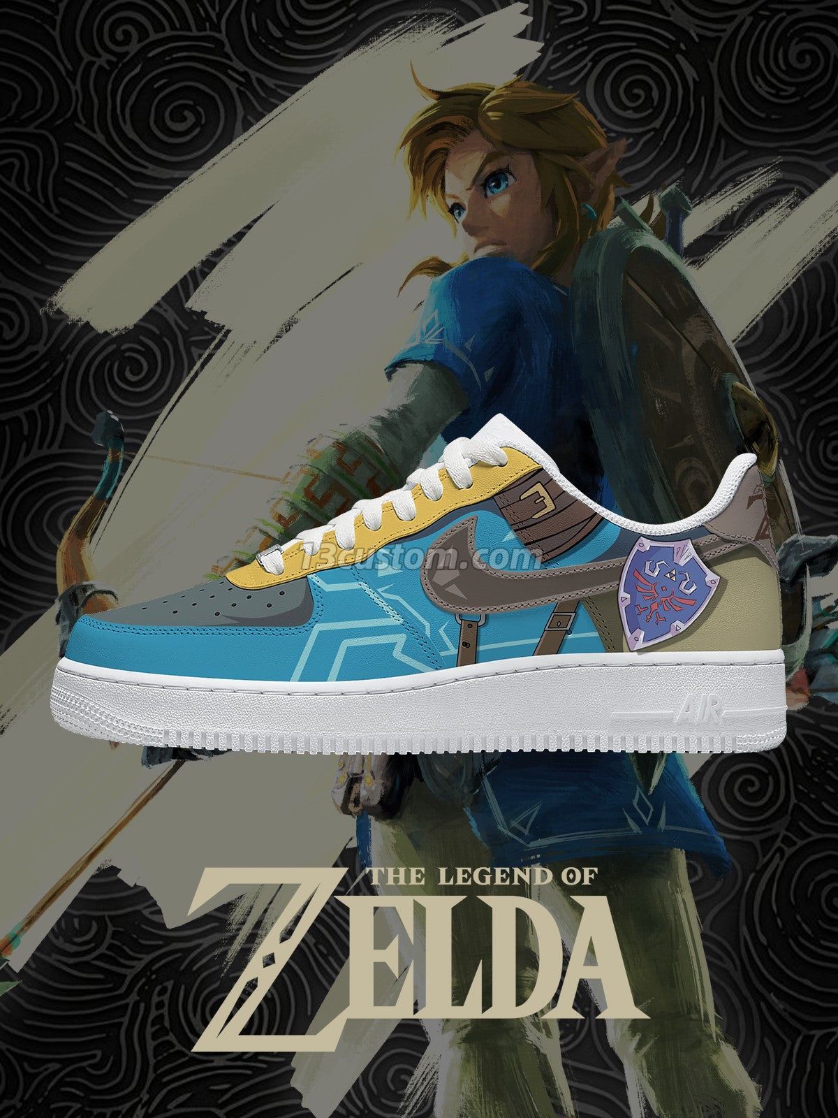 Link-Botw V.2 Custom Sneakers