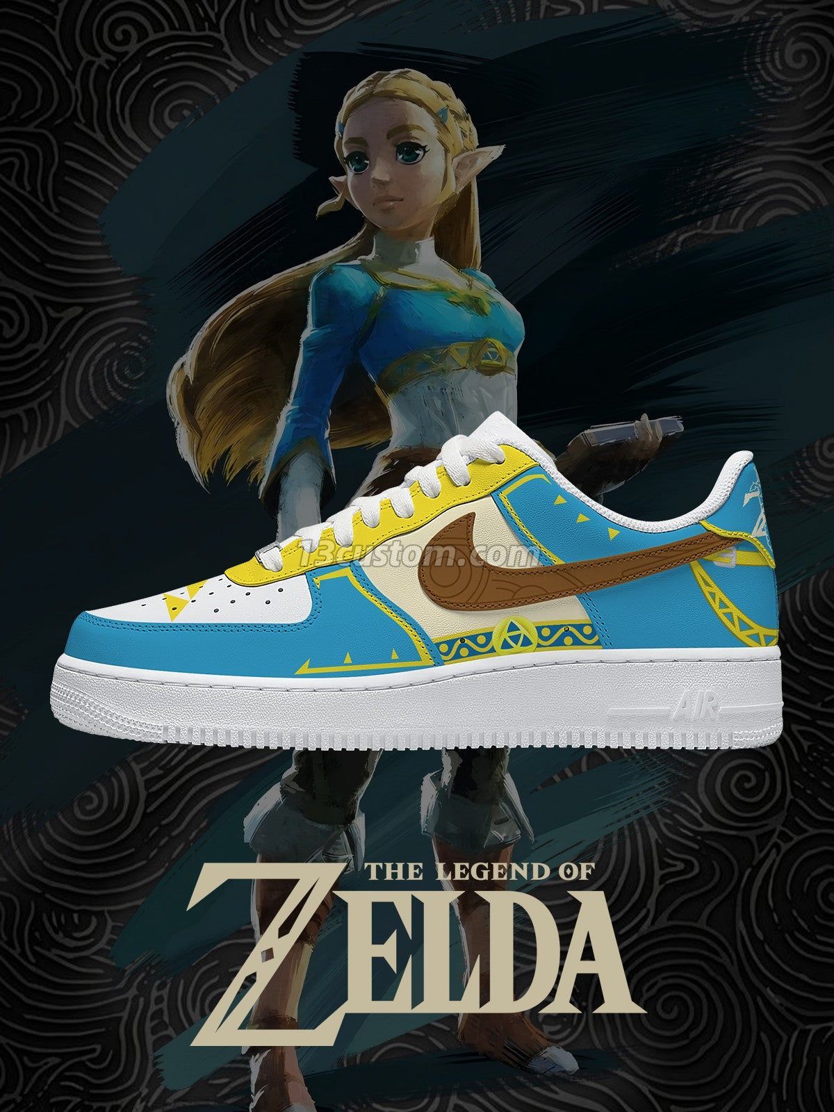 Princess Zelda V.1 Custom Sneakers