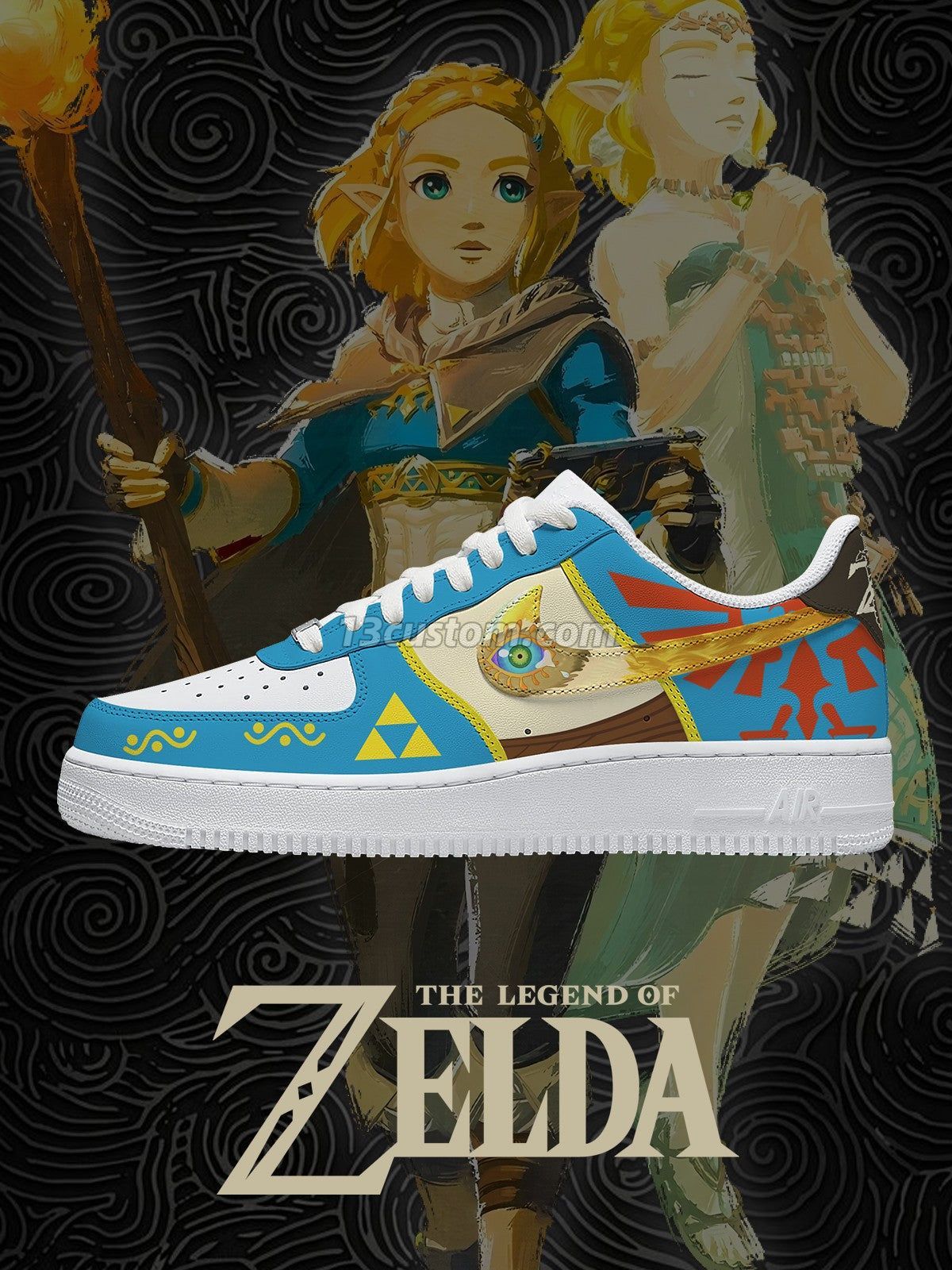 Princess Zelda V.2 Custom Sneakers